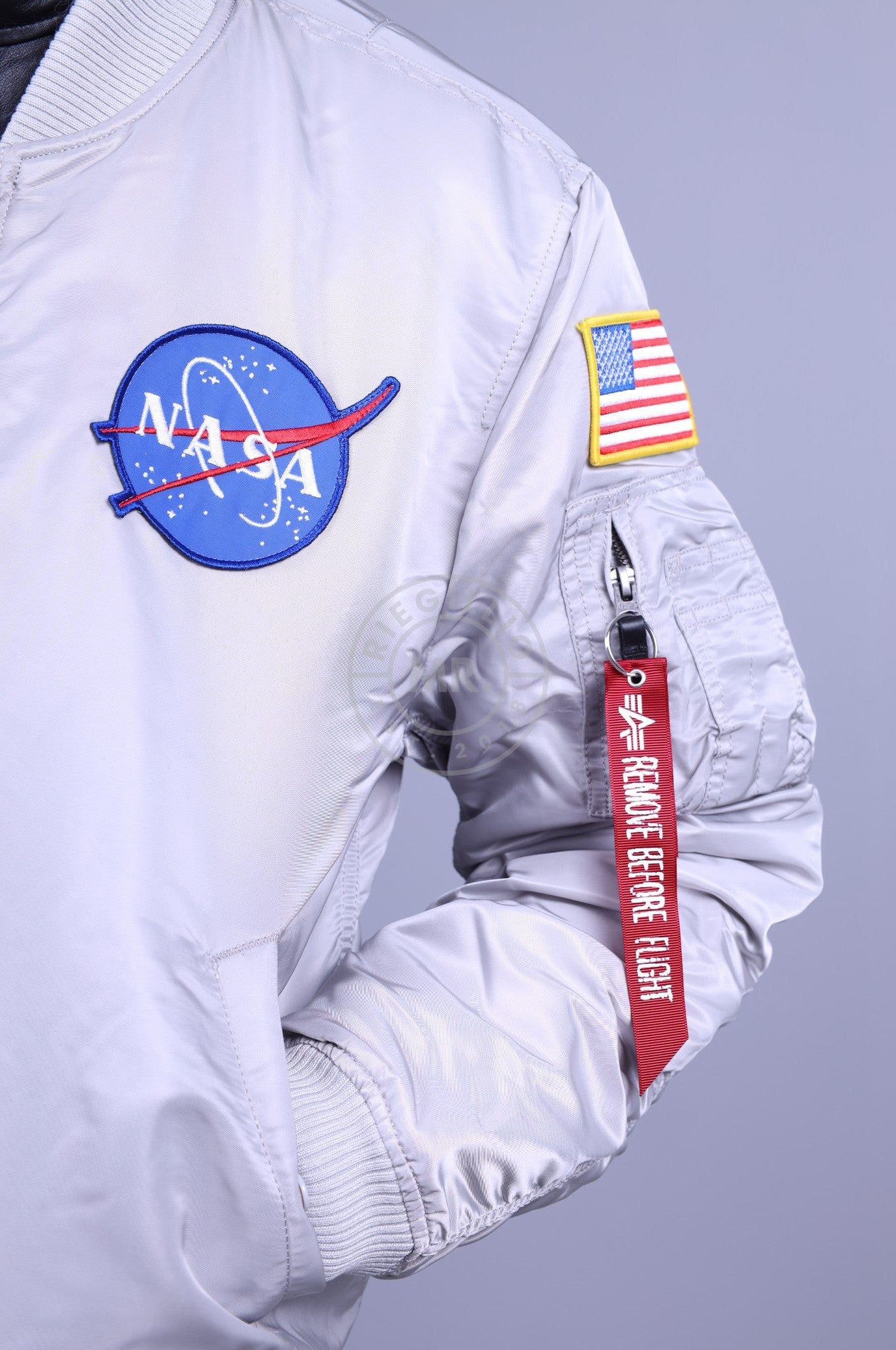 Alpha industries sale nasa grey