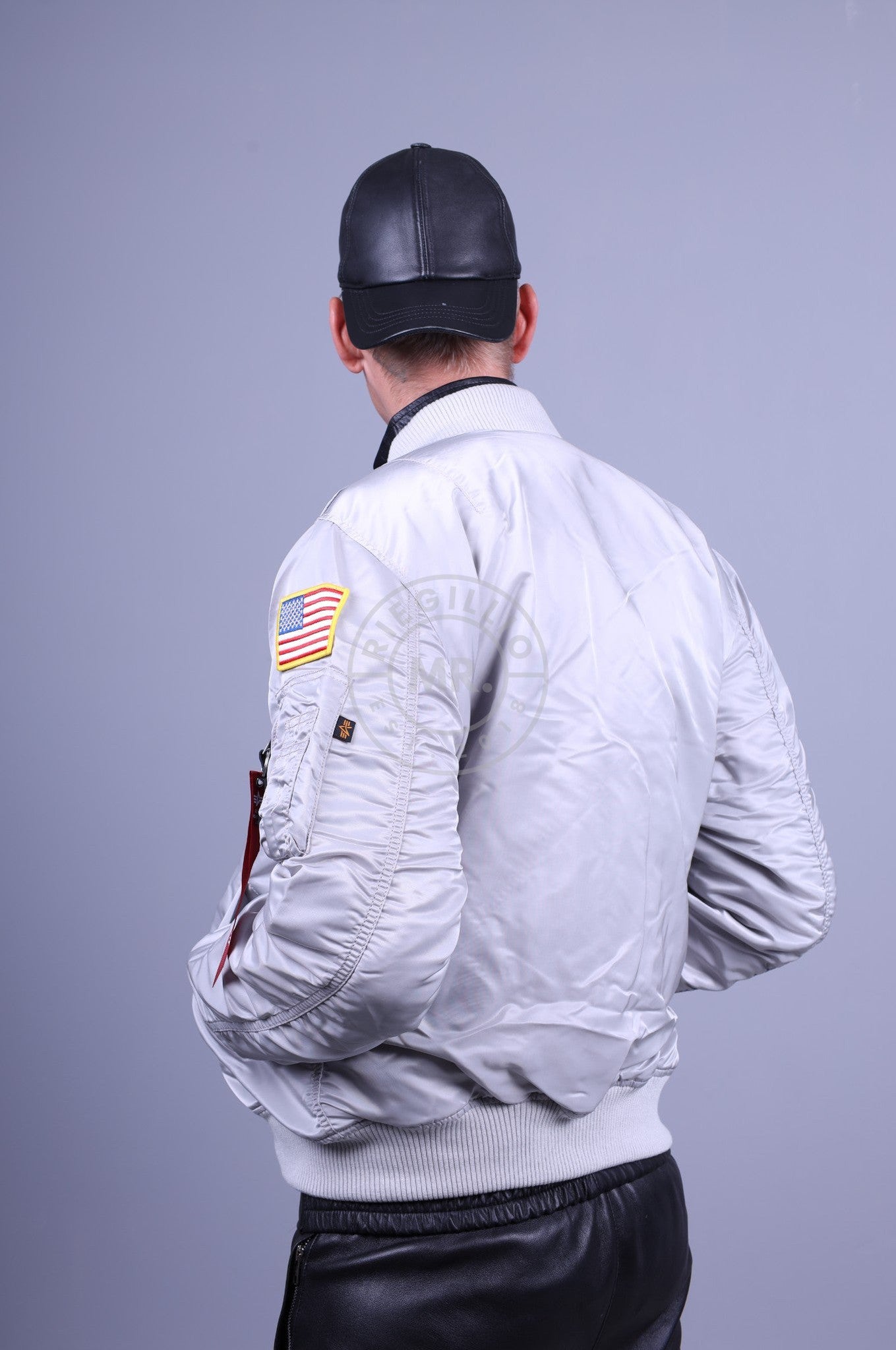 Alpha industries hot sale reflective bomber