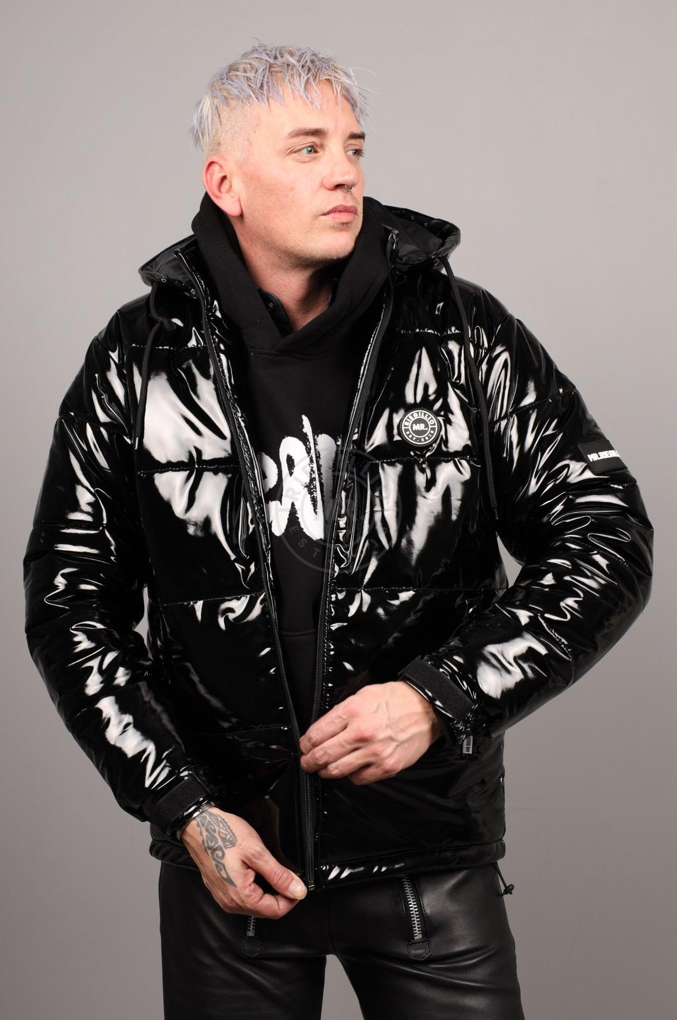 PVC Puffer Jacket - Black at MR. Riegillio
