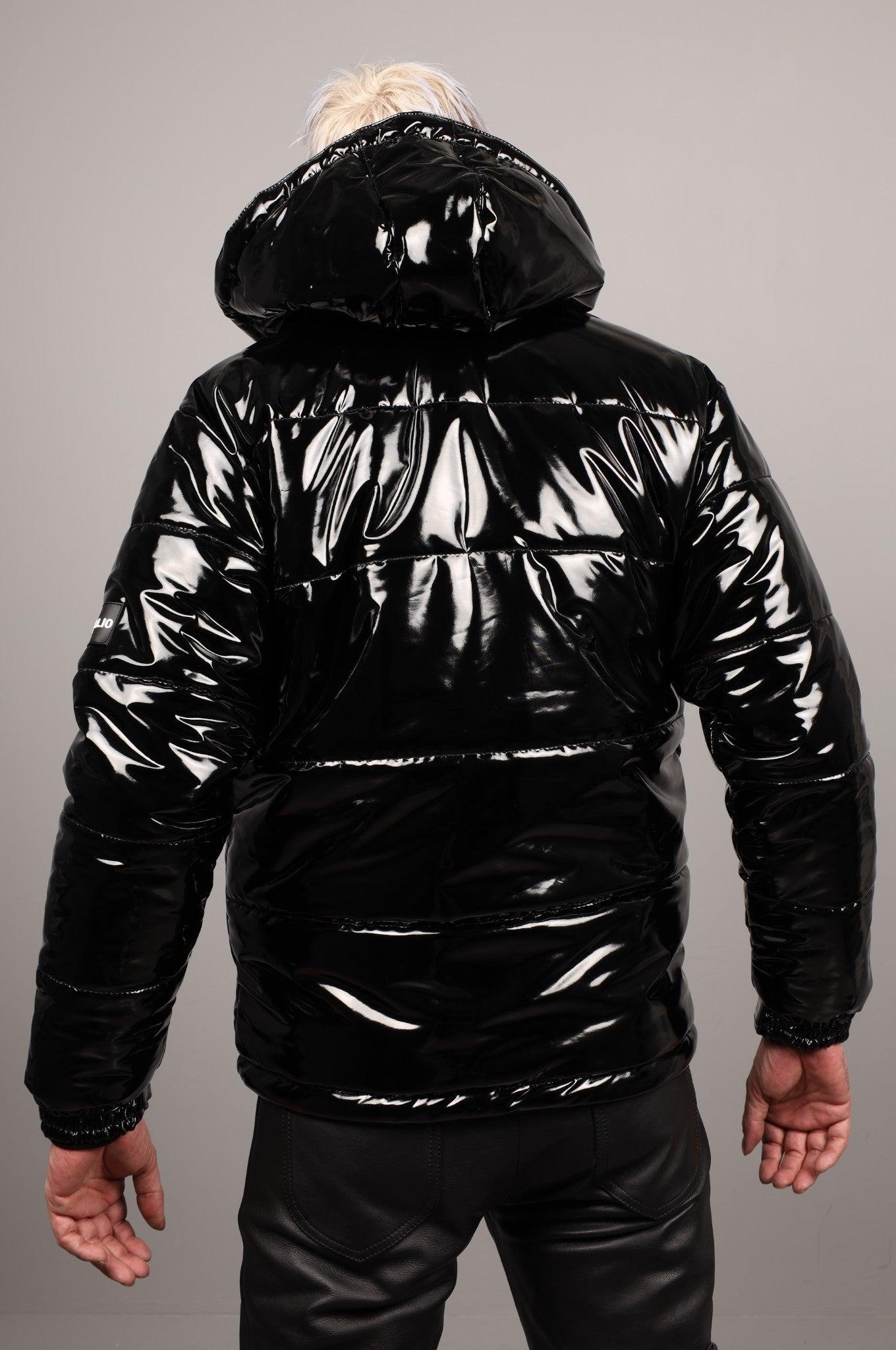 PVC Puffer Jacket - Black by MR. Riegillio