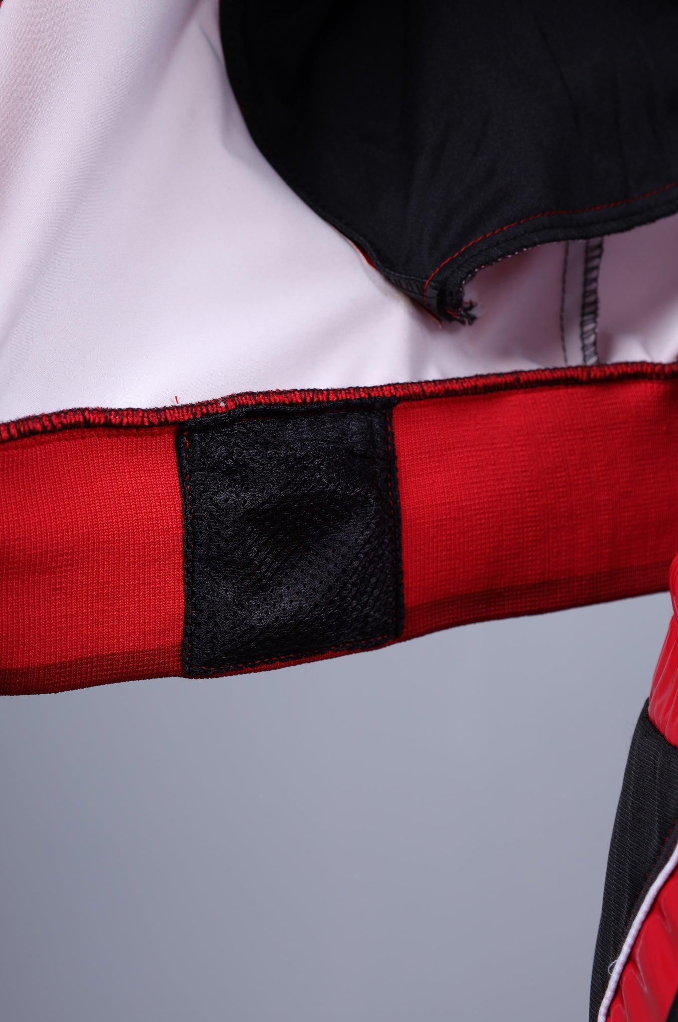 PVC 24 Tracksuit Jacket - Red at MR. Riegillio