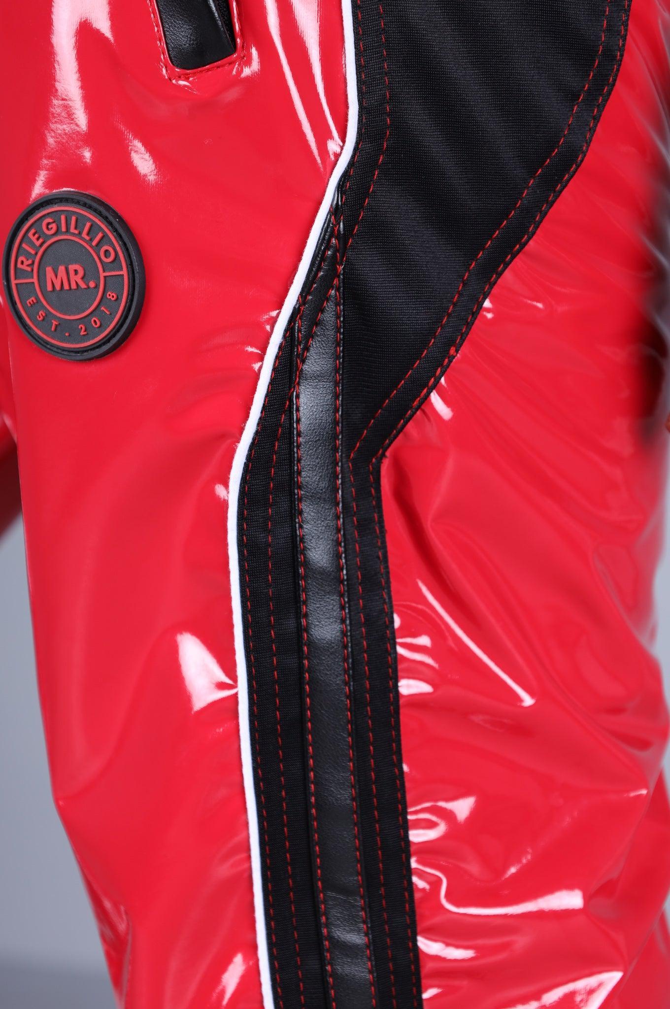 PVC 24 Tracksuit Pants - Red at MR. Riegillio