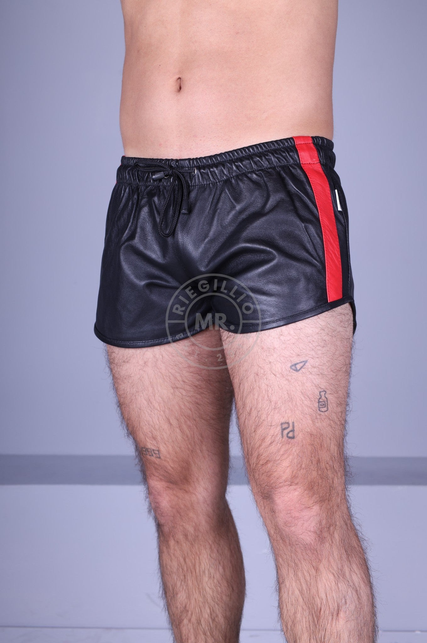 Mini deals leather shorts