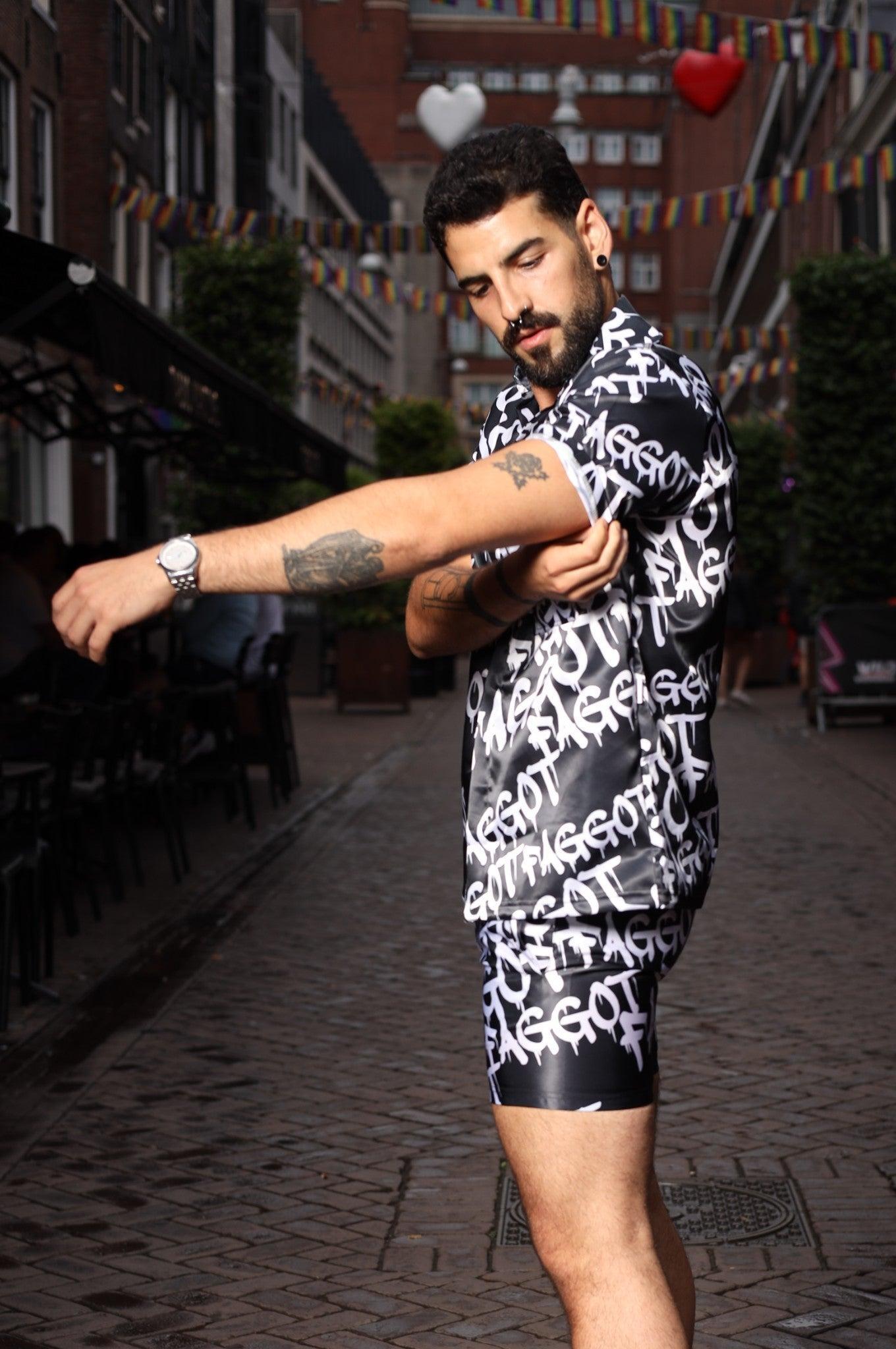 Faggot Shirt - Black at MR. Riegillio