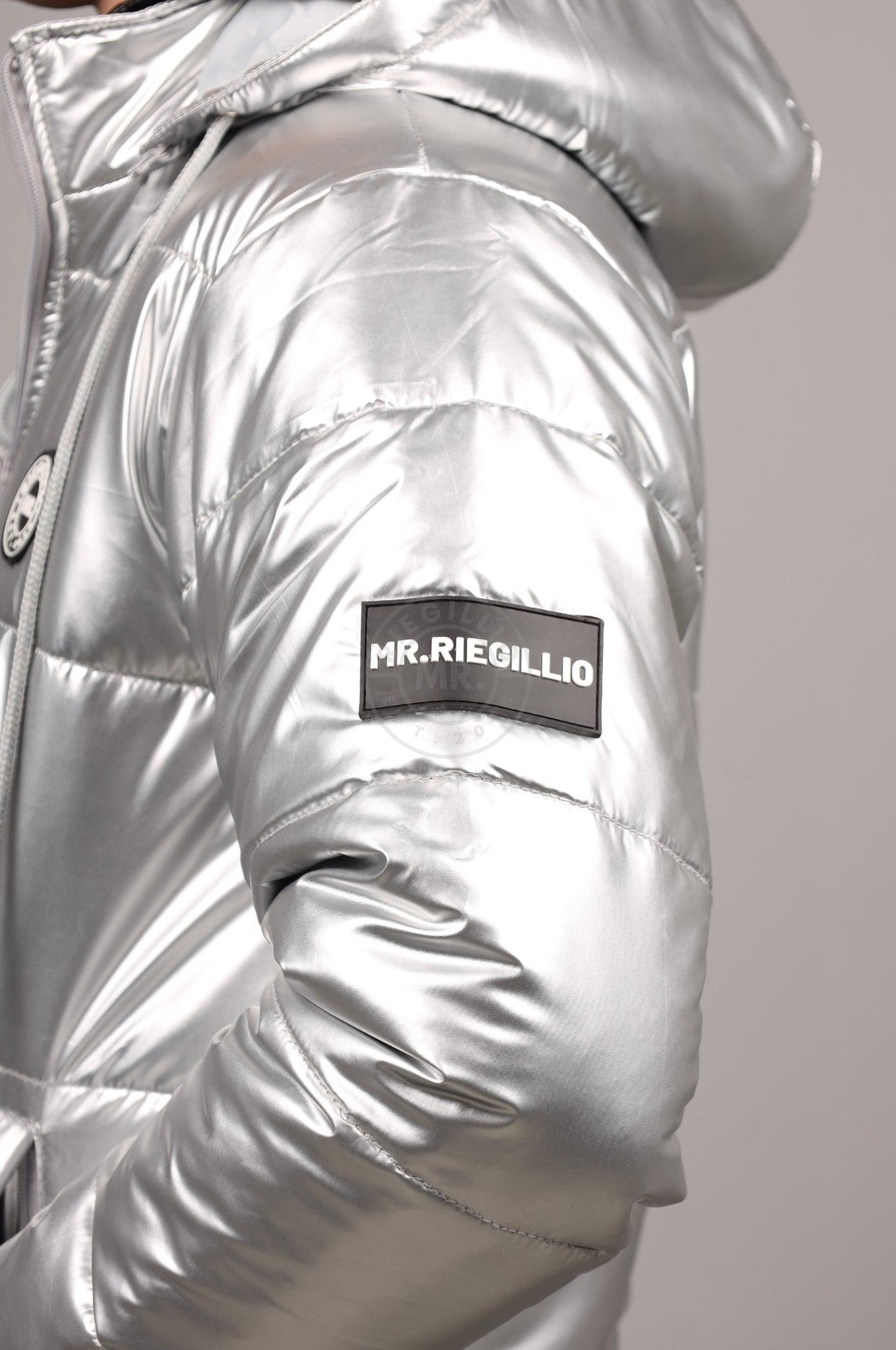 PVC Puffer Jacket - Silver at MR. Riegillio