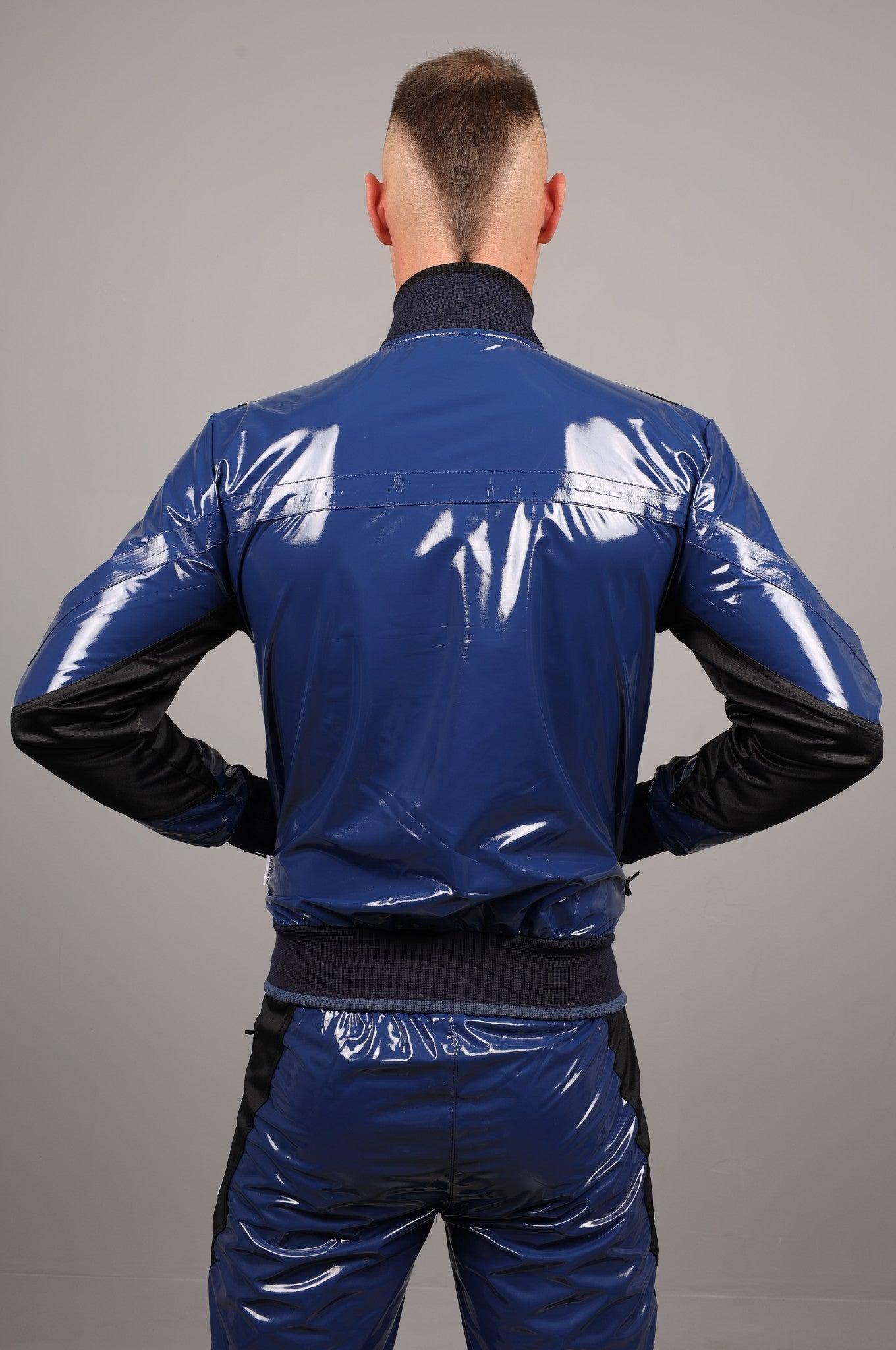 PVC 24 Tracksuit Jacket - Blue by MR. Riegillio