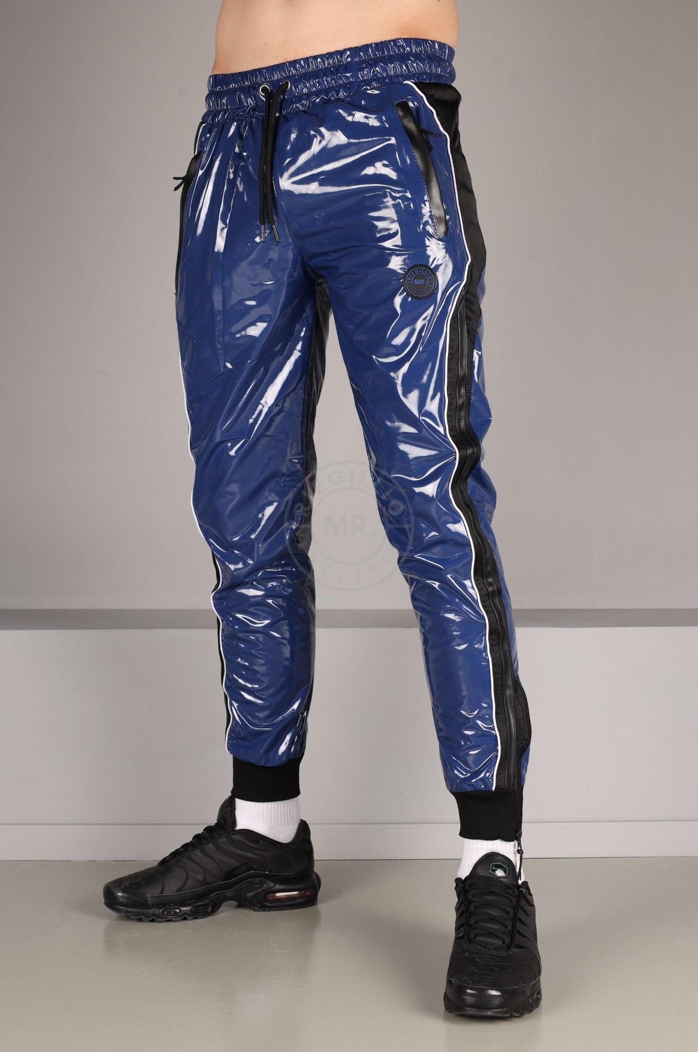 PVC 24 Tracksuit Pants - Blue at MR. Riegillio