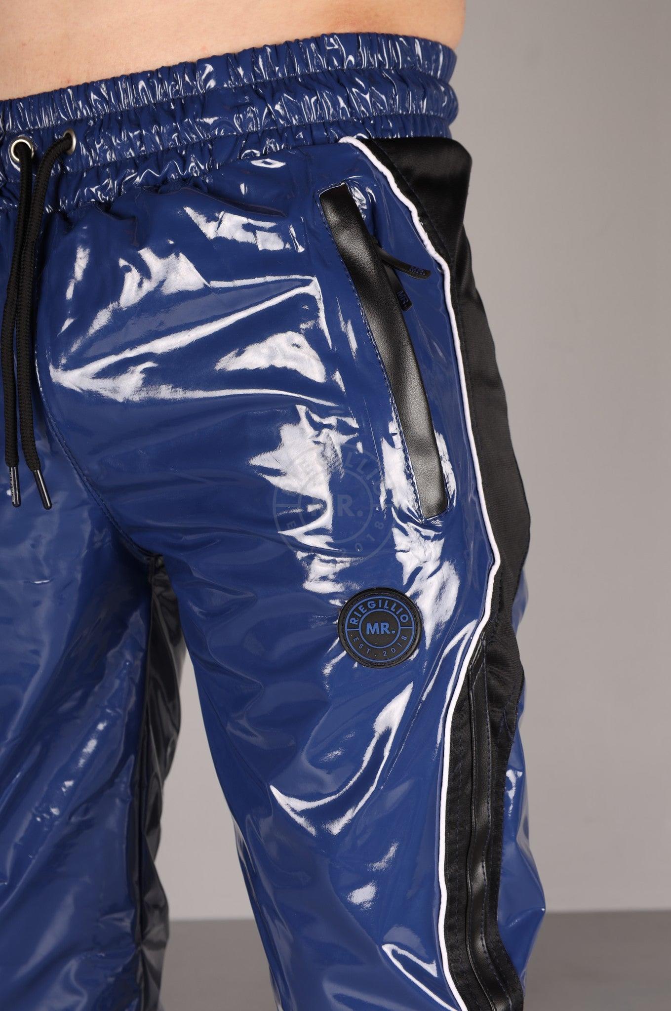 PVC 24 Tracksuit Pants - Blue at MR. Riegillio