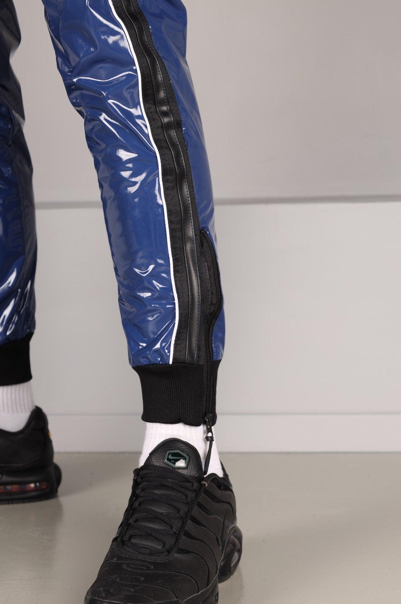 PVC 24 Tracksuit Pants - Blue by MR. Riegillio