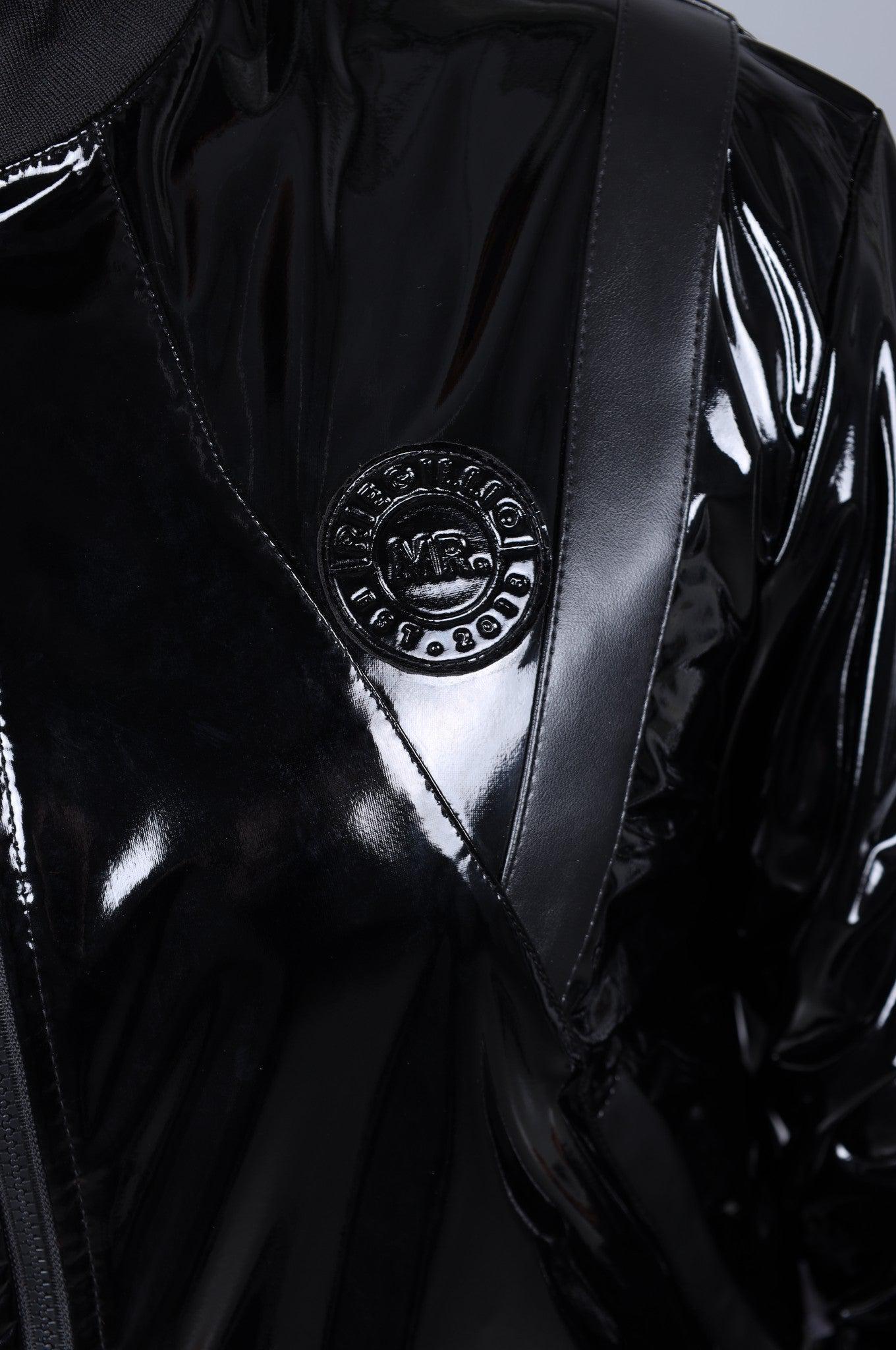 PVC 24 Tracksuit Jacket - Black at MR. Riegillio