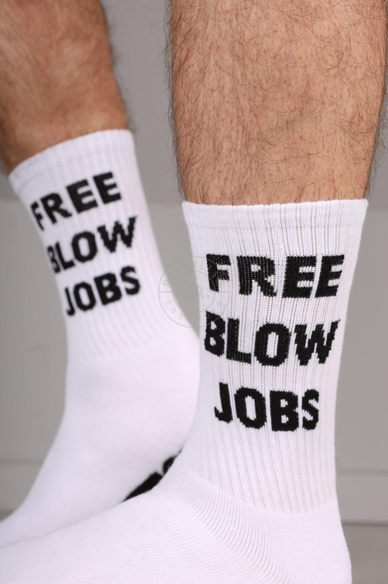 SNKRFTSH FREE BLOW JOBS Socks at MR. Riegillio