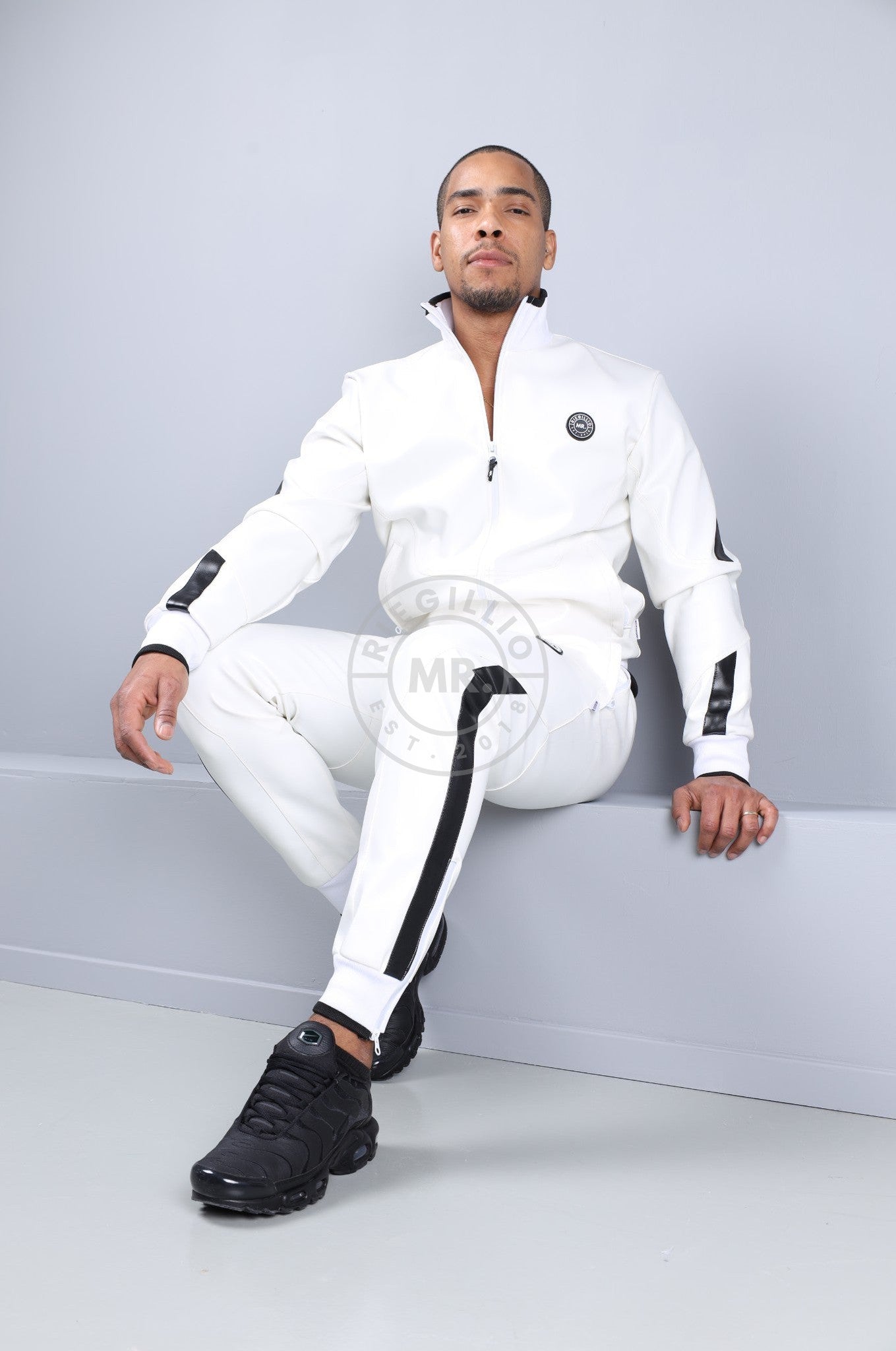 MR. 24 Tracksuit Pants - White at MR. Riegillio