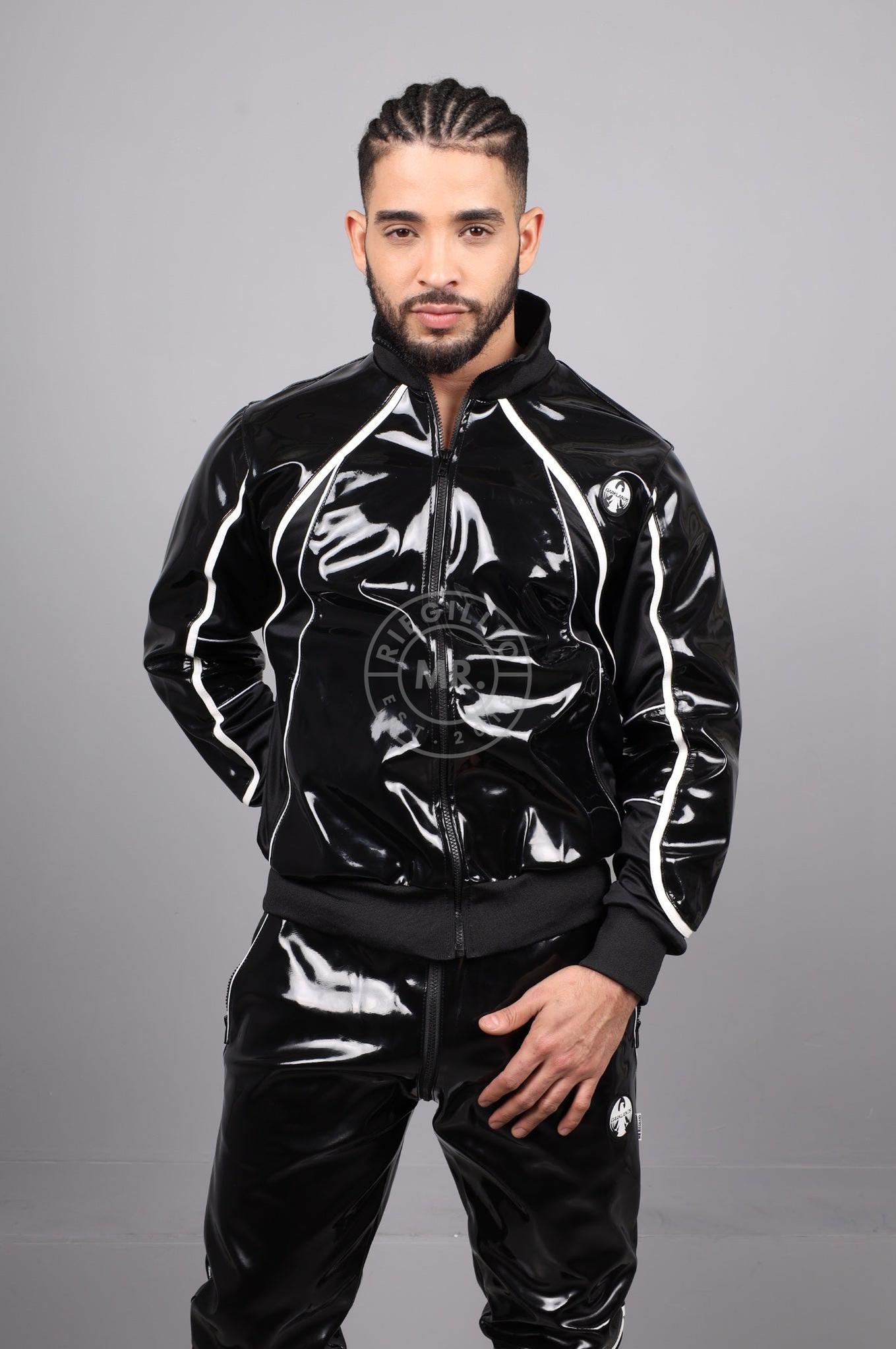 DARKLANDS PVC Tracksuit Jacket at MR. Riegillio