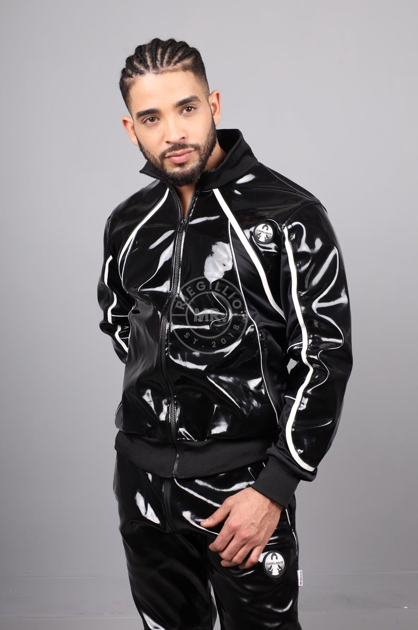 DARKLANDS PVC Tracksuit Jacket at MR. Riegillio