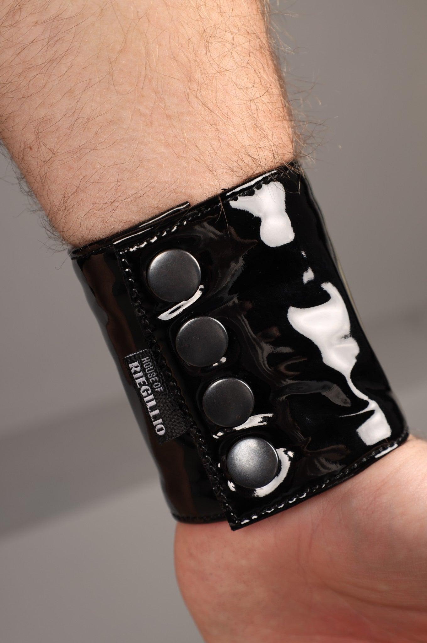 PVC Wrist Wallet - Black at MR. Riegillio