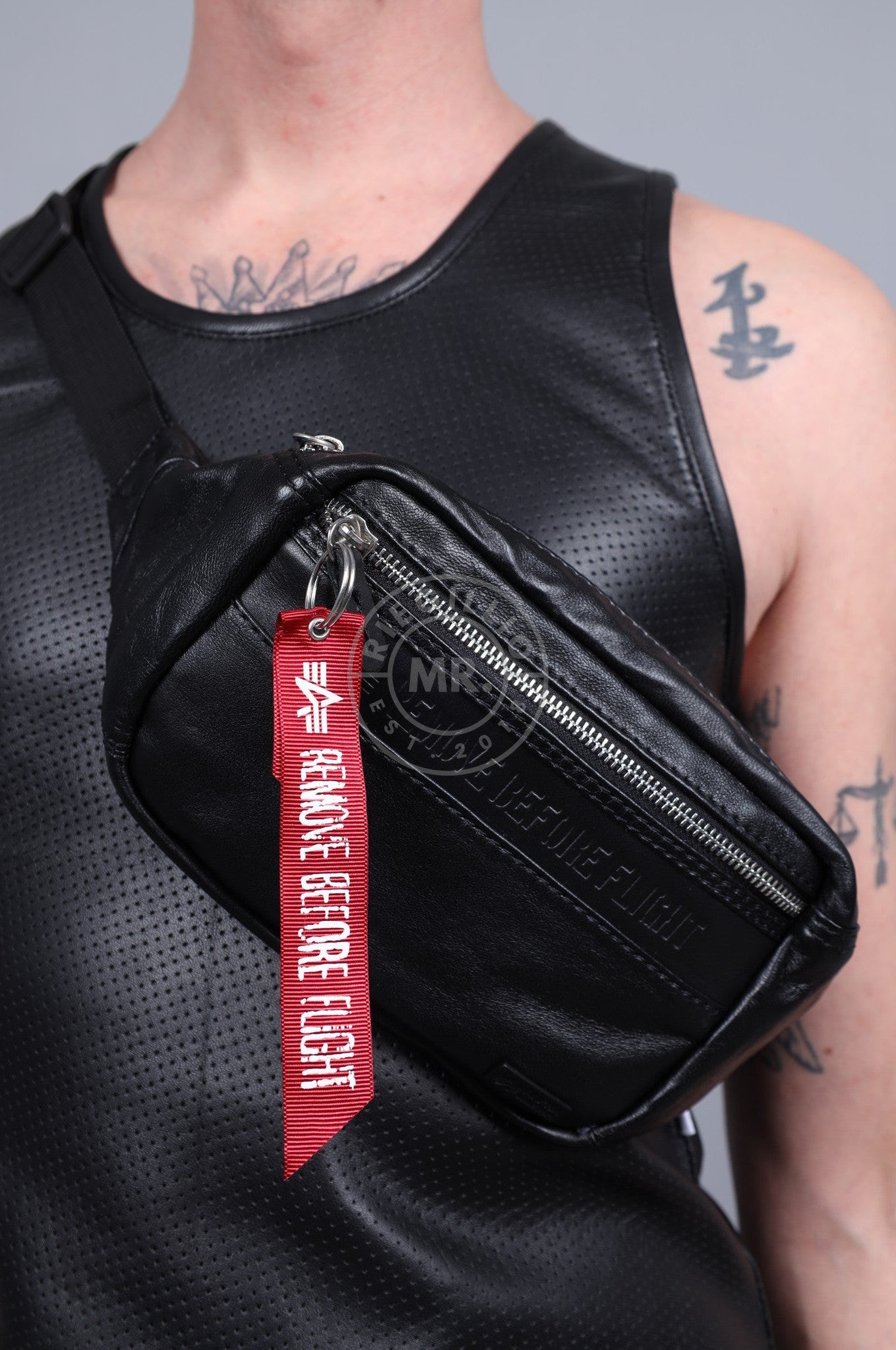 Alpha Industries RBF Leather Waistbag By MR. Riegillio