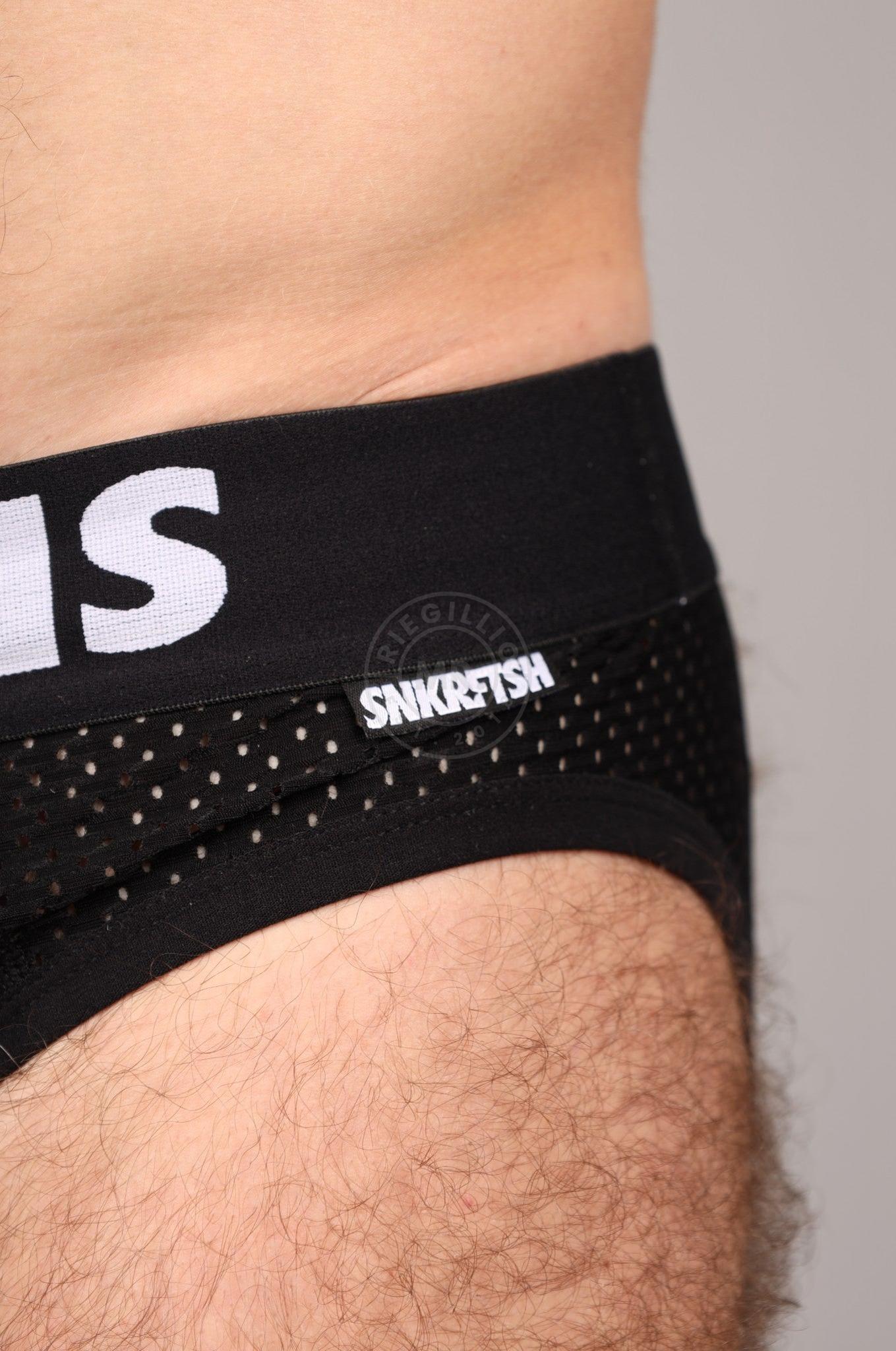 SNKRFTSH Mesh Jock SUCK THIS / EAT THIS - Black at MR. Riegillio