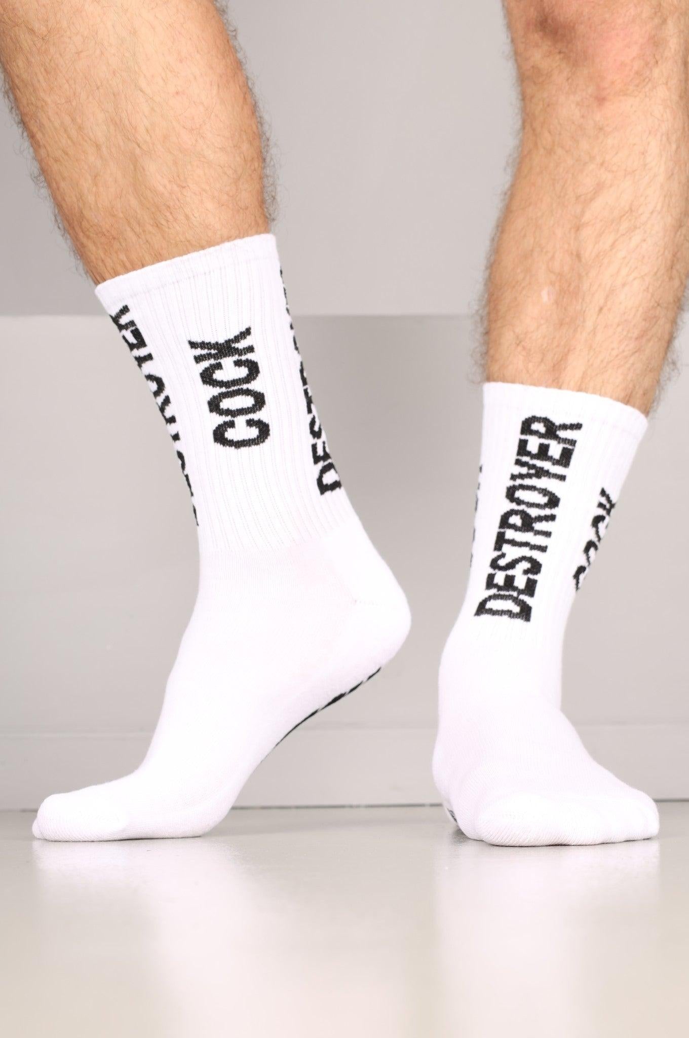 SNKRFTSH COCK DESTROYER Socks at MR. Riegillio