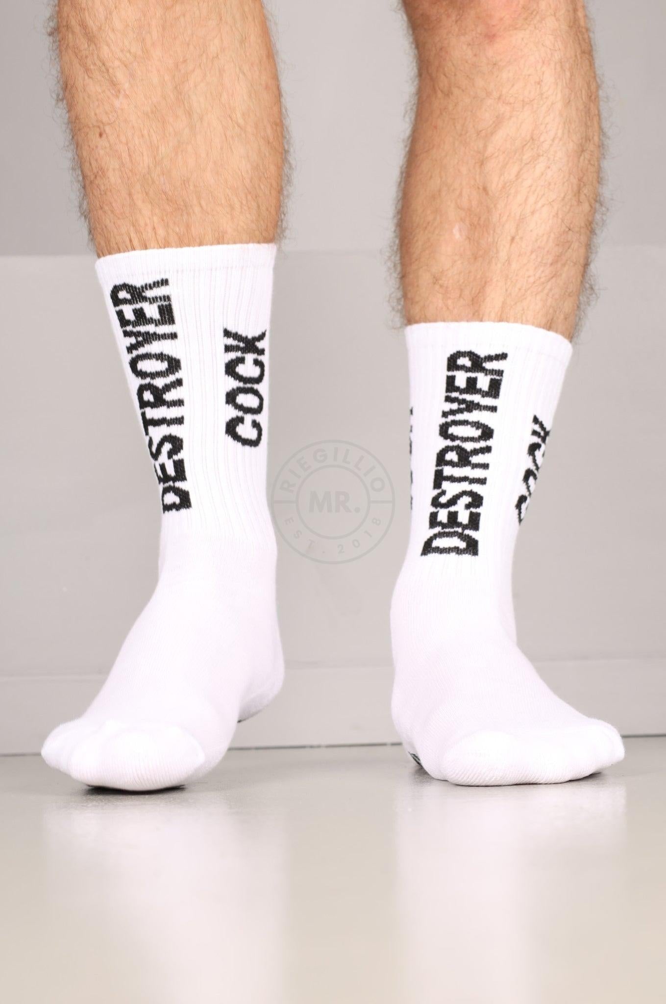 SNKRFTSH COCK DESTROYER Socks at MR. Riegillio