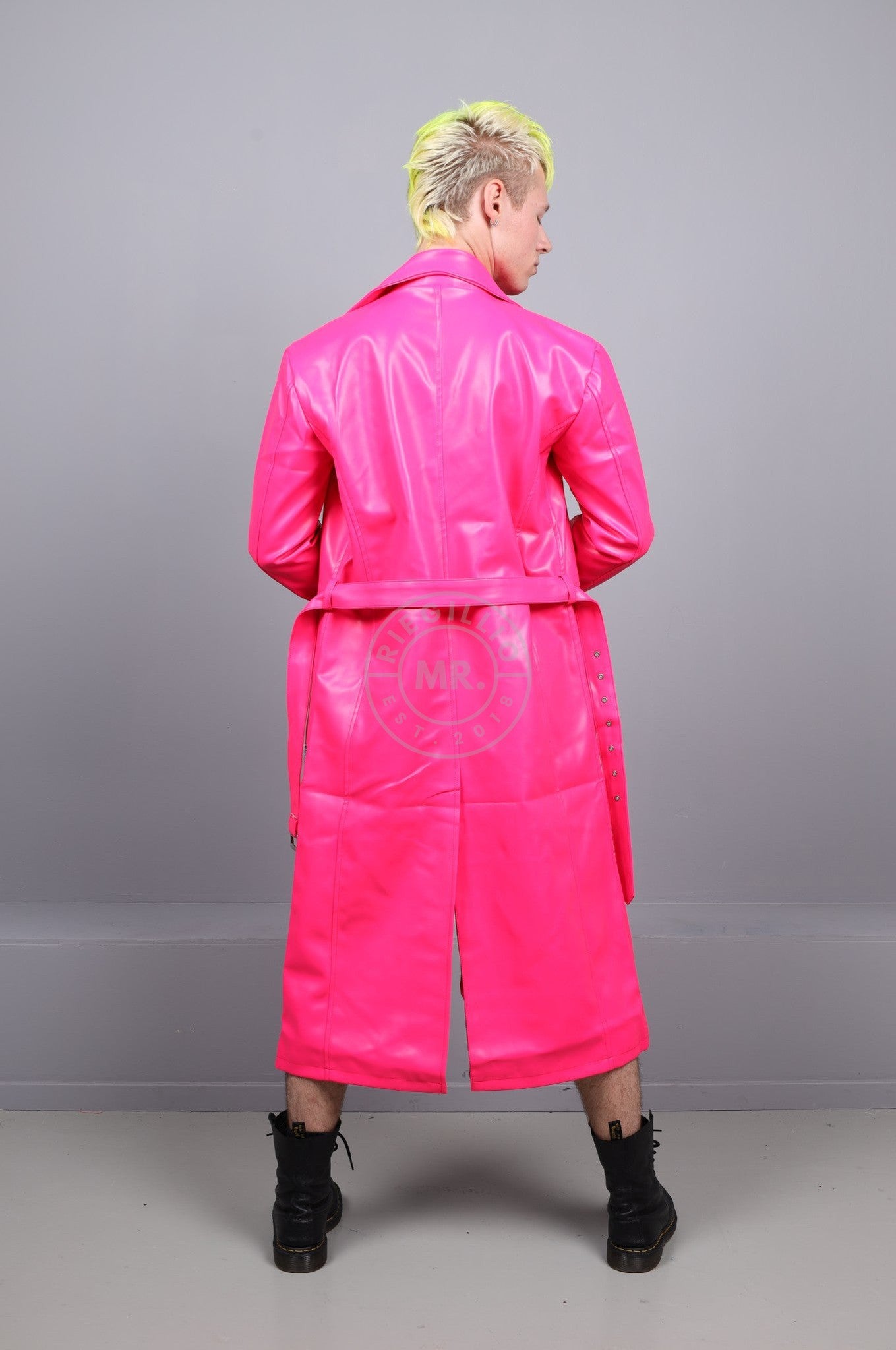 MR. Trench Coat - Neon Pink at MR. Riegillio