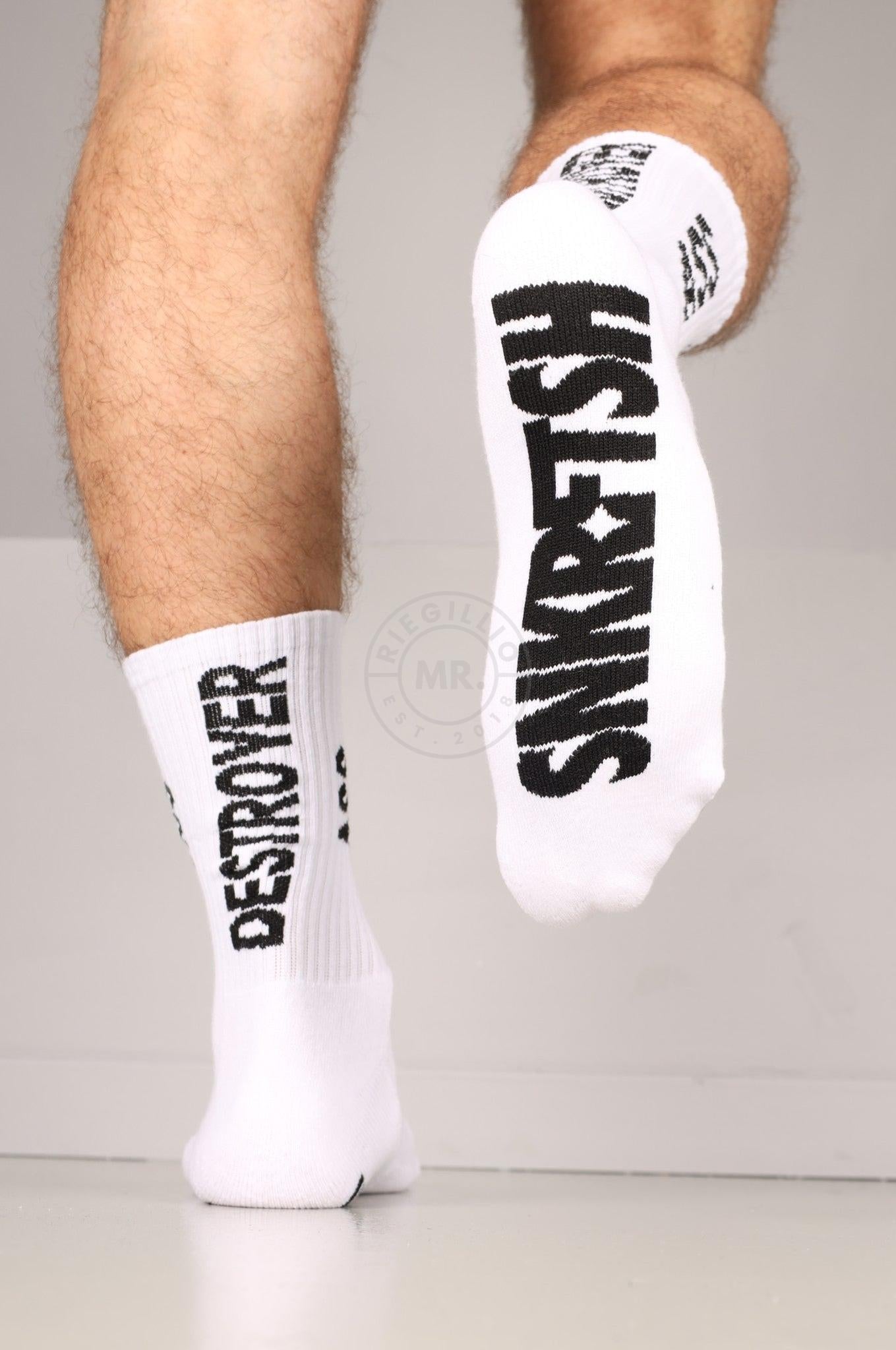 SNKRFTSH ASS DESTROYER Socks at MR. Riegillio