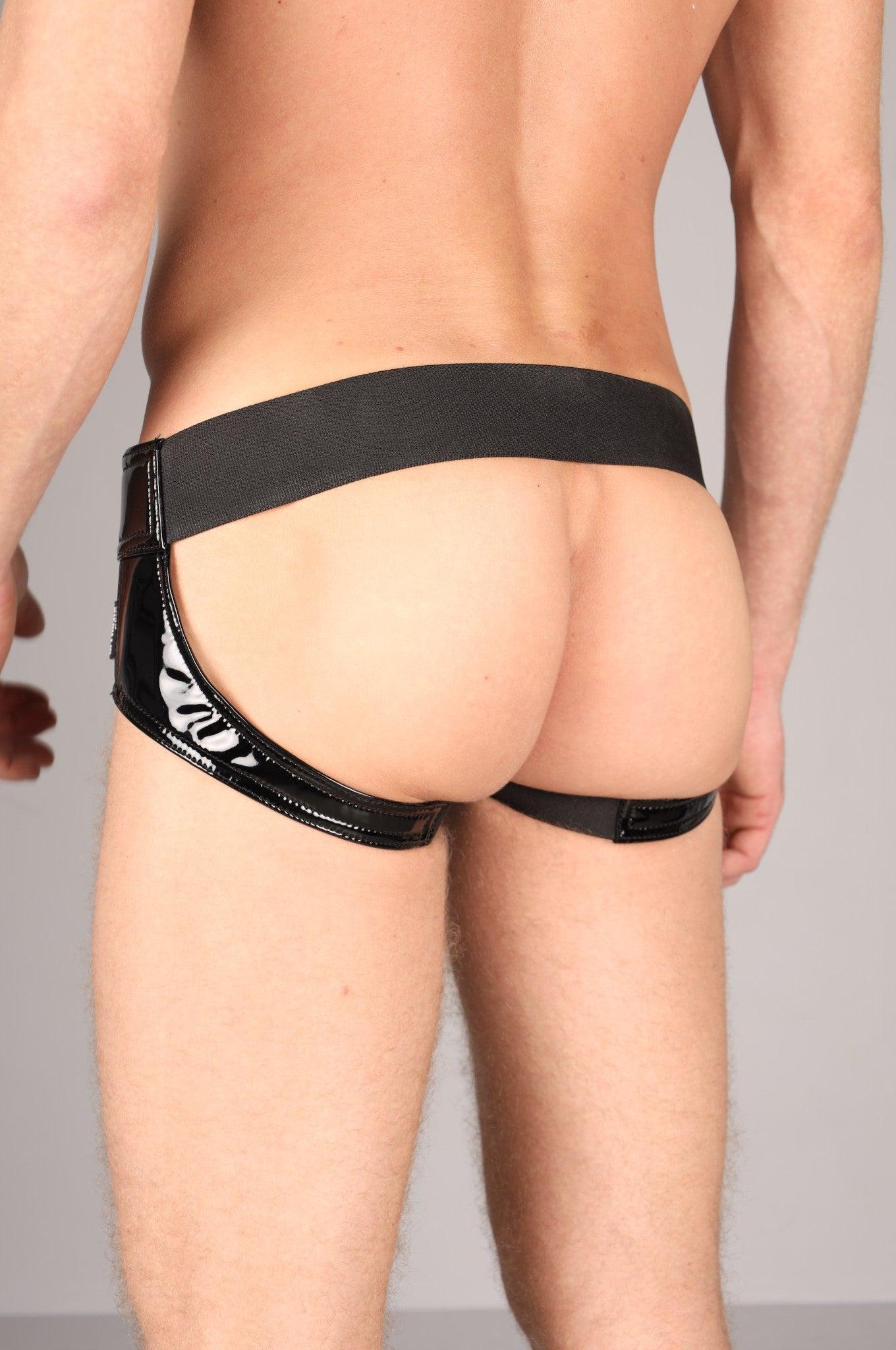 PVC Jockstrap - Blue at MR. Riegillio