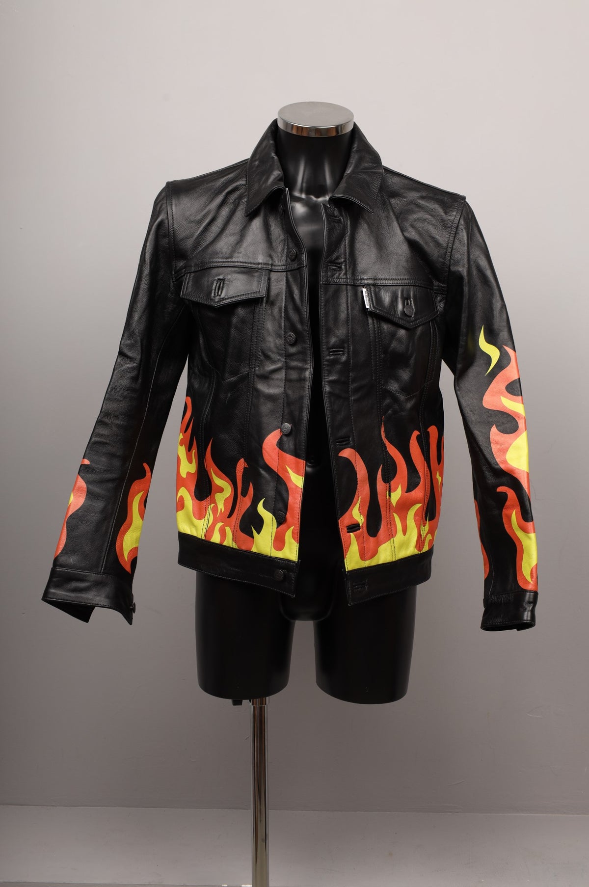 #015 Cowhide Leather Jacket