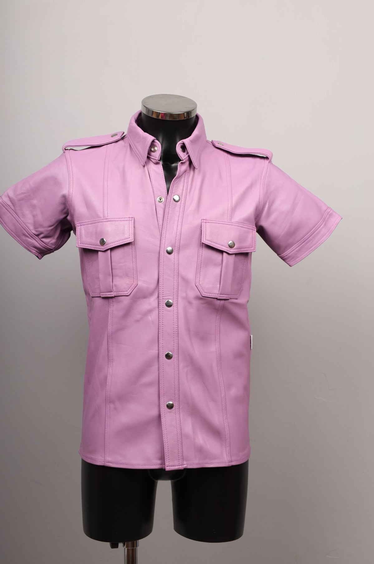 #017 Cowhide Leather Shirt