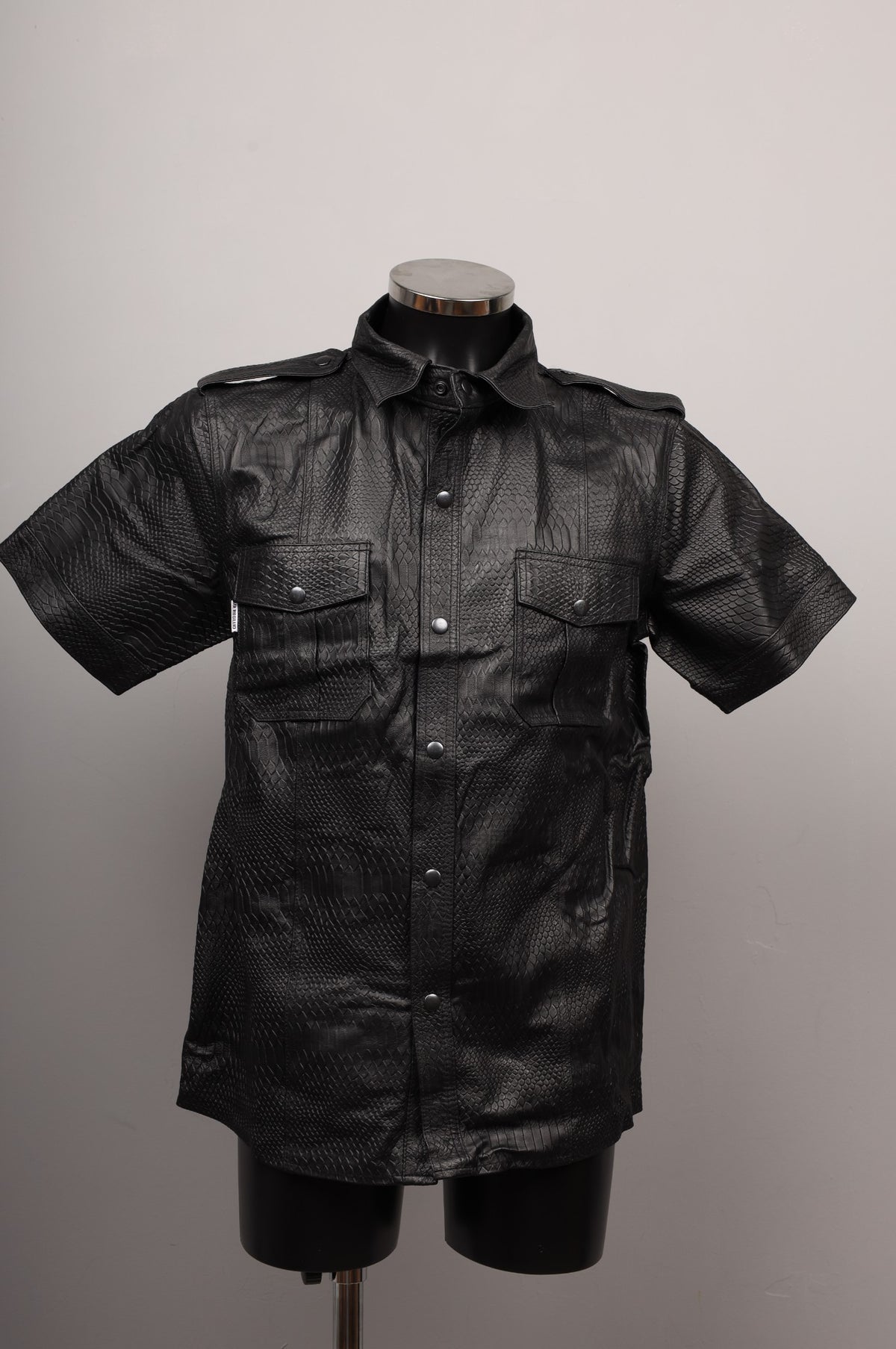 #021 Cowhide Leather Shirt