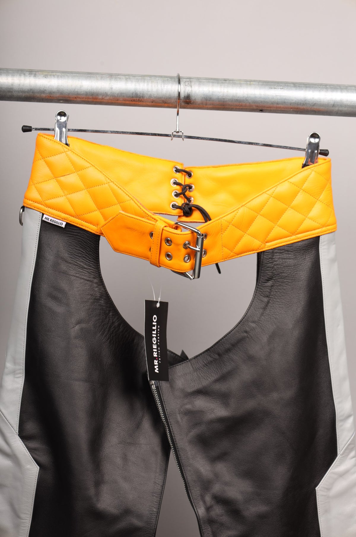 #033 Cowhide Leather Pants