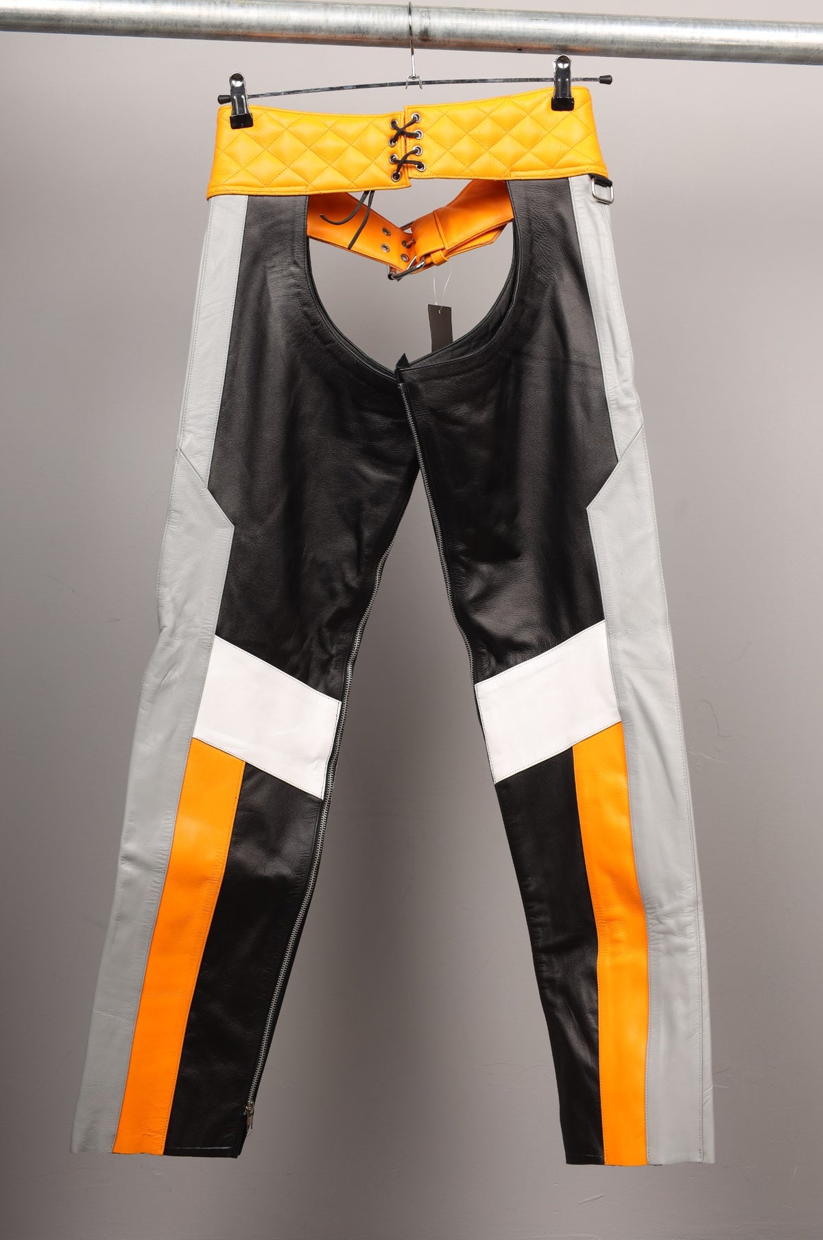 #033 Cowhide Leather Pants