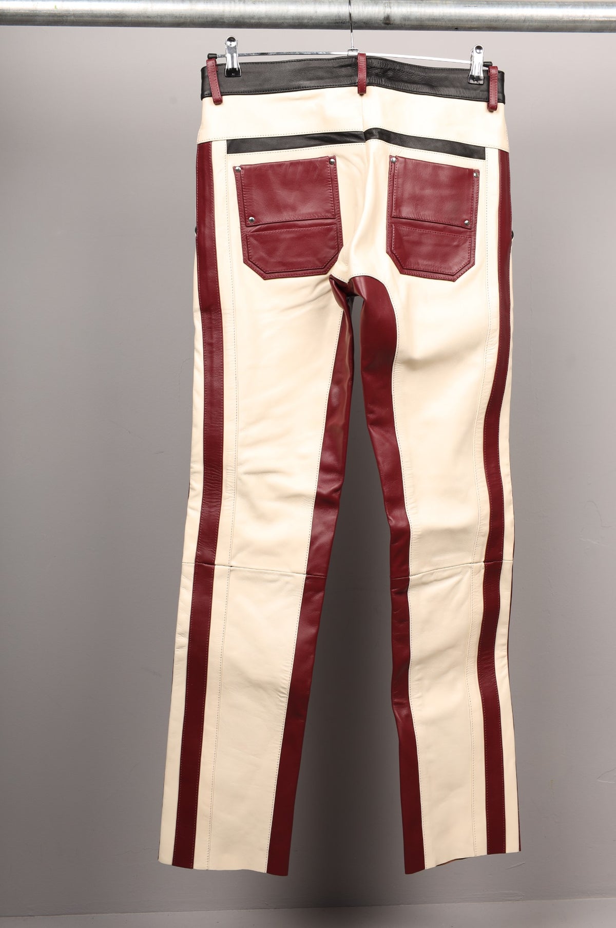 #038 Cowhide Leather Pants