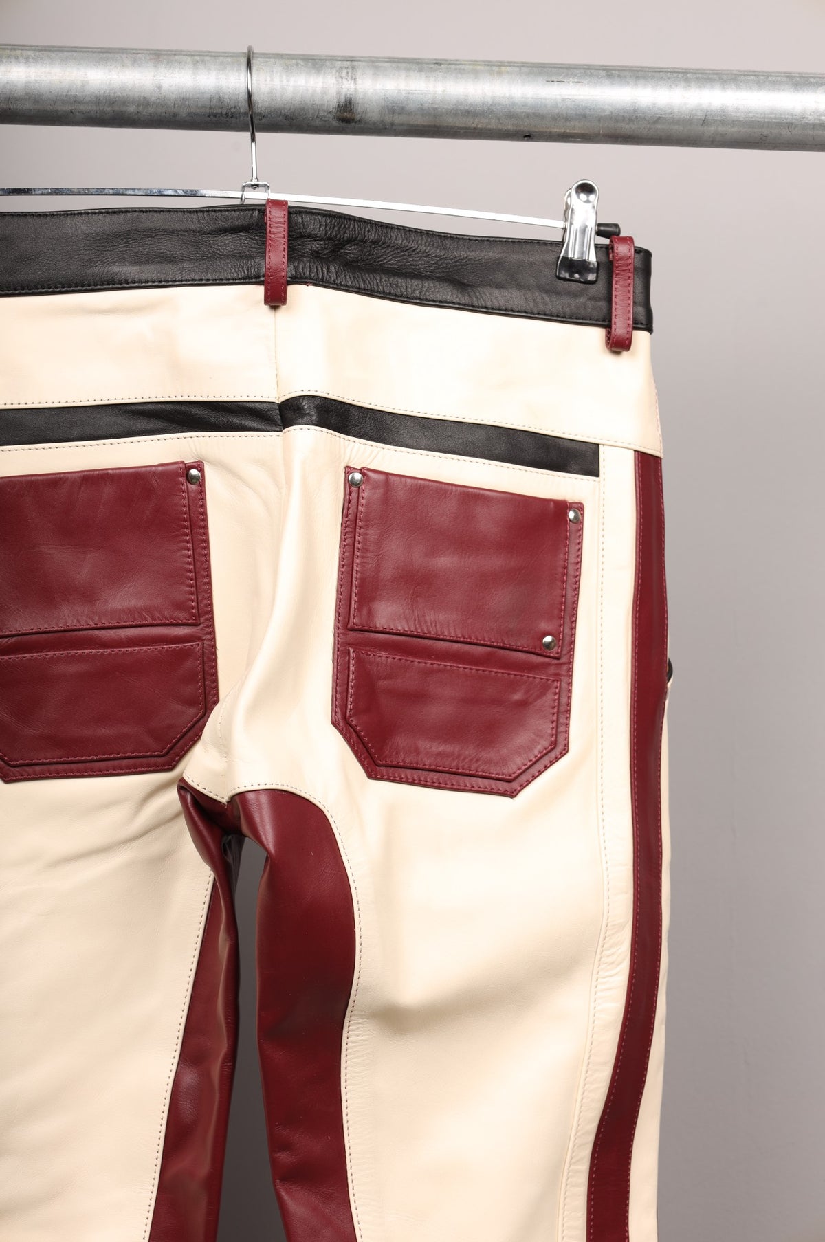 #038 Cowhide Leather Pants