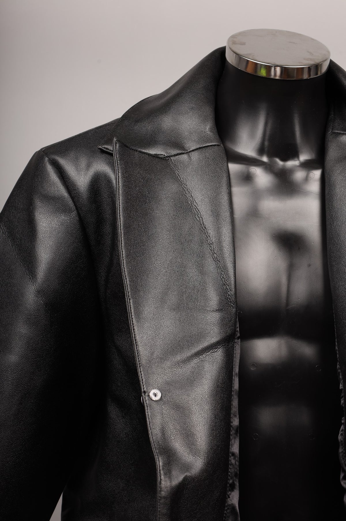 #042 FAUX Leather Jacket