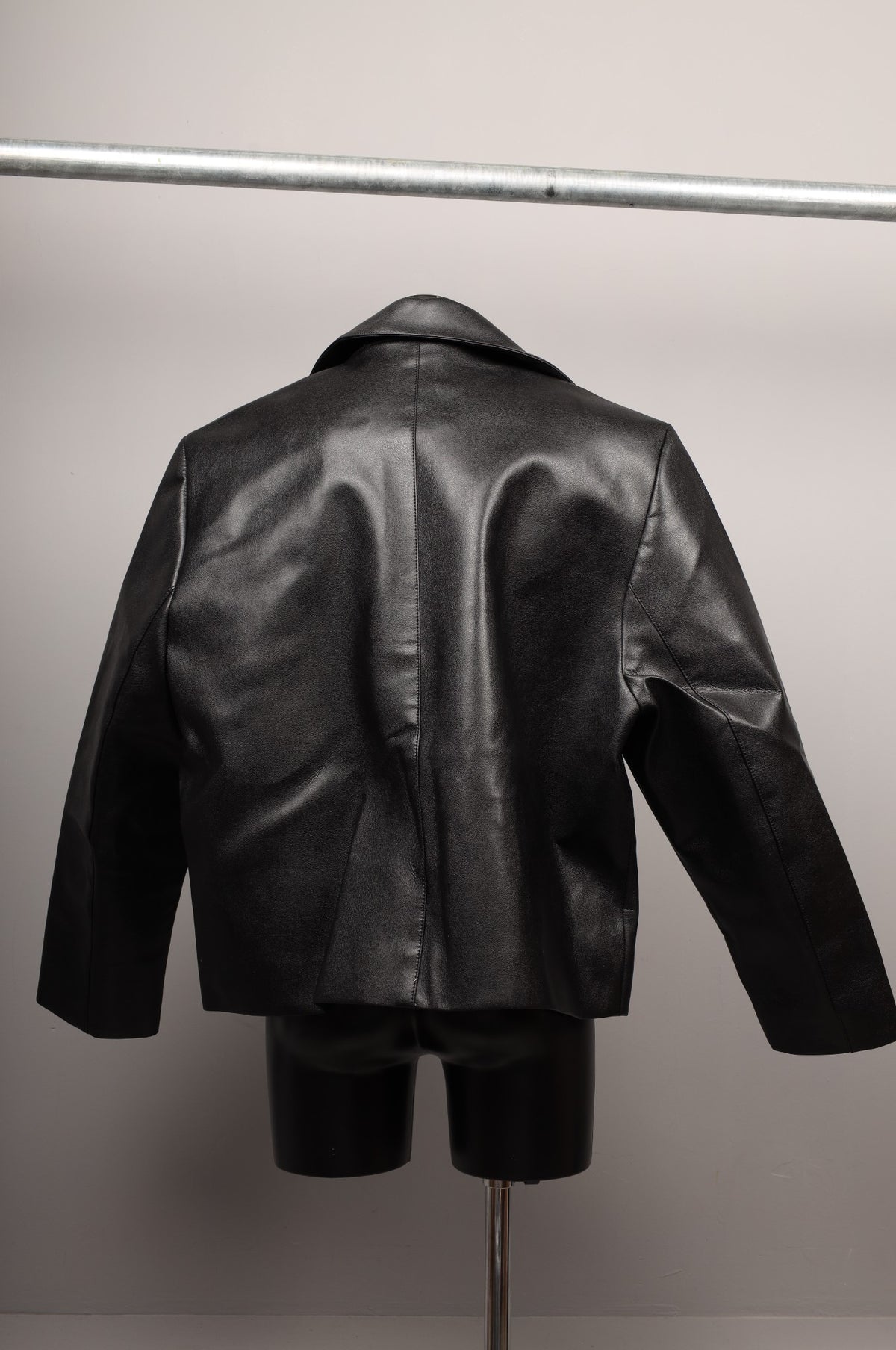 #042 FAUX Leather Jacket