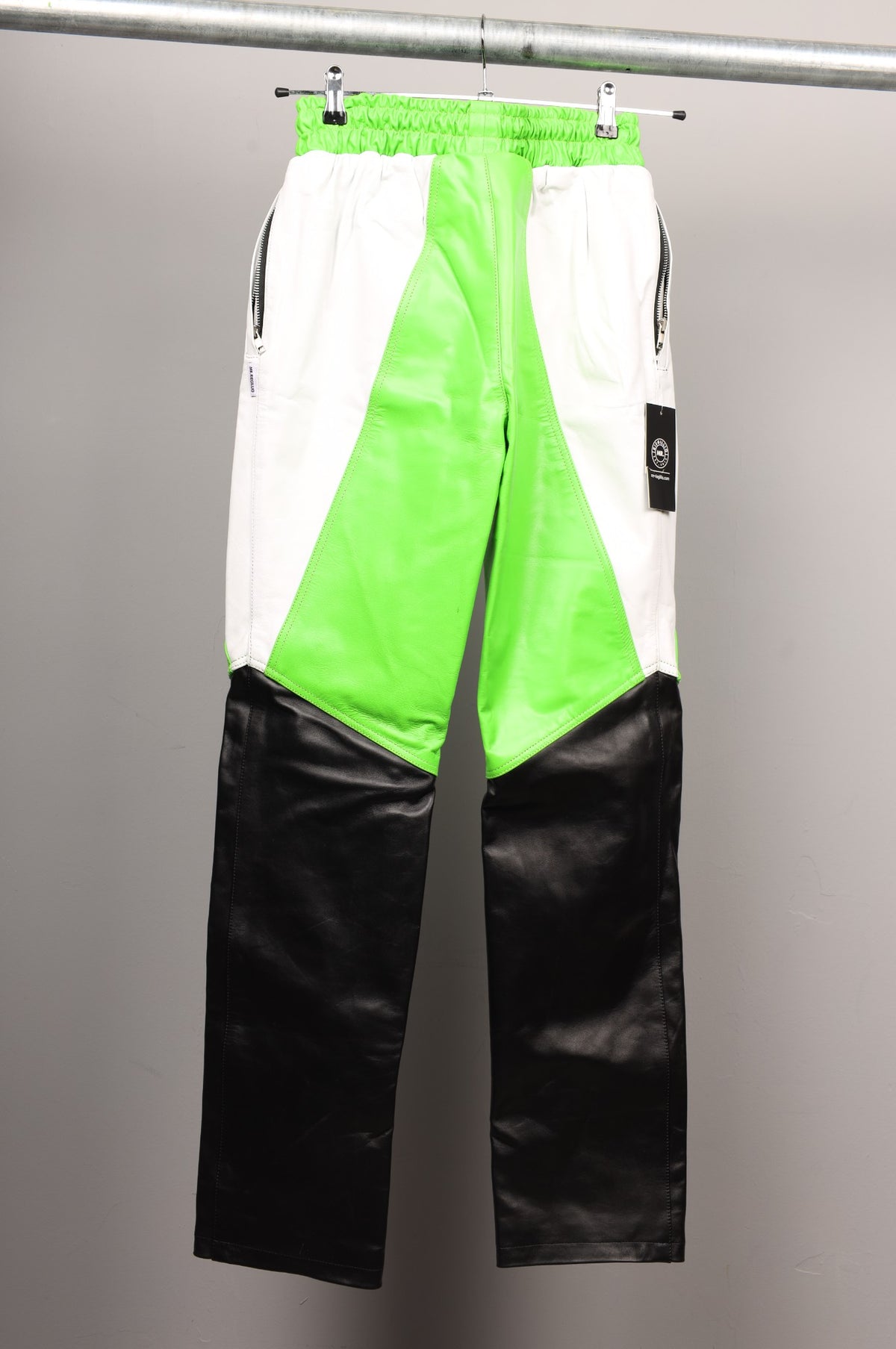#044 Cowhide Leather Pants
