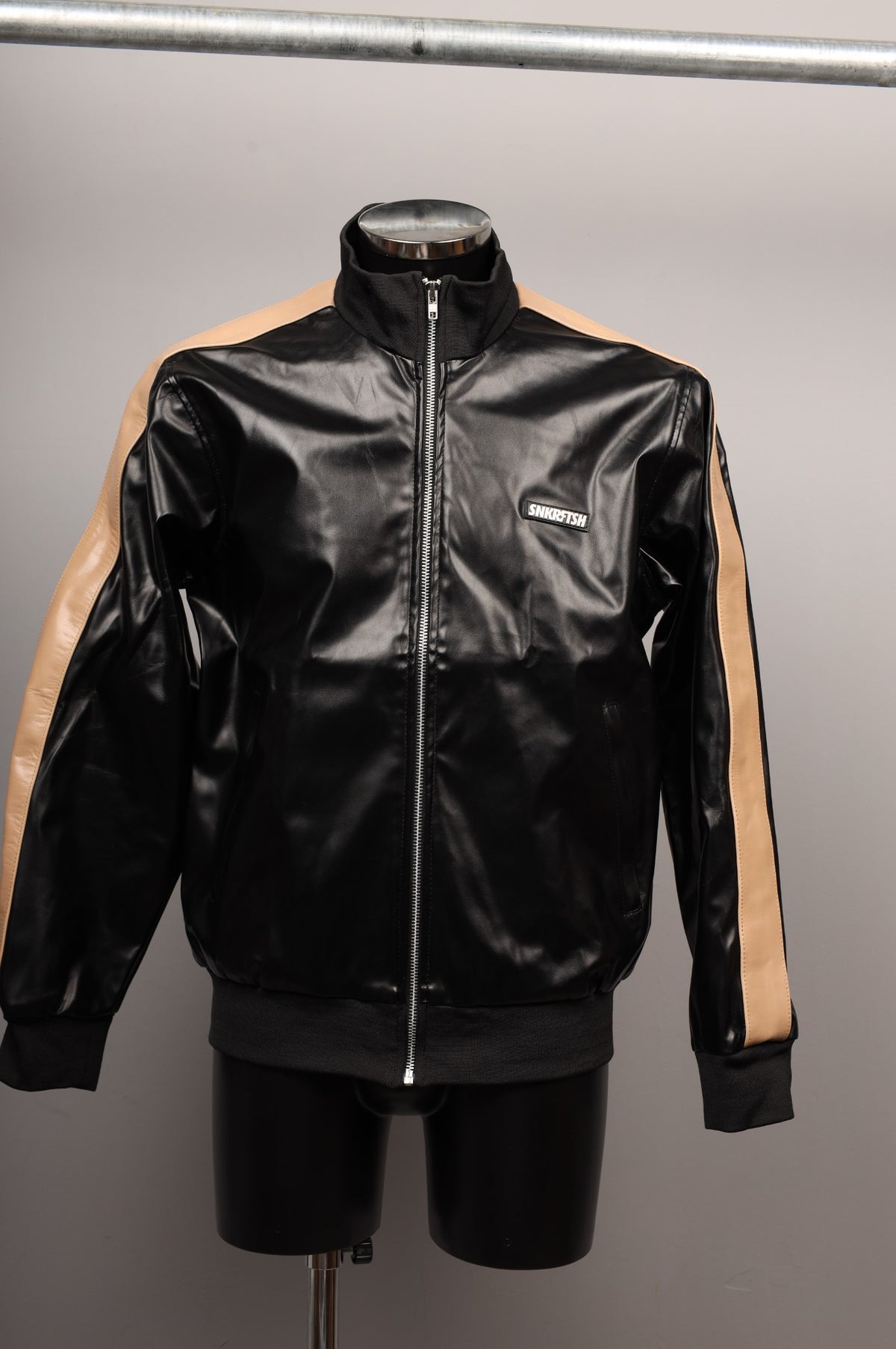 #049 FAUX Leather Jacket