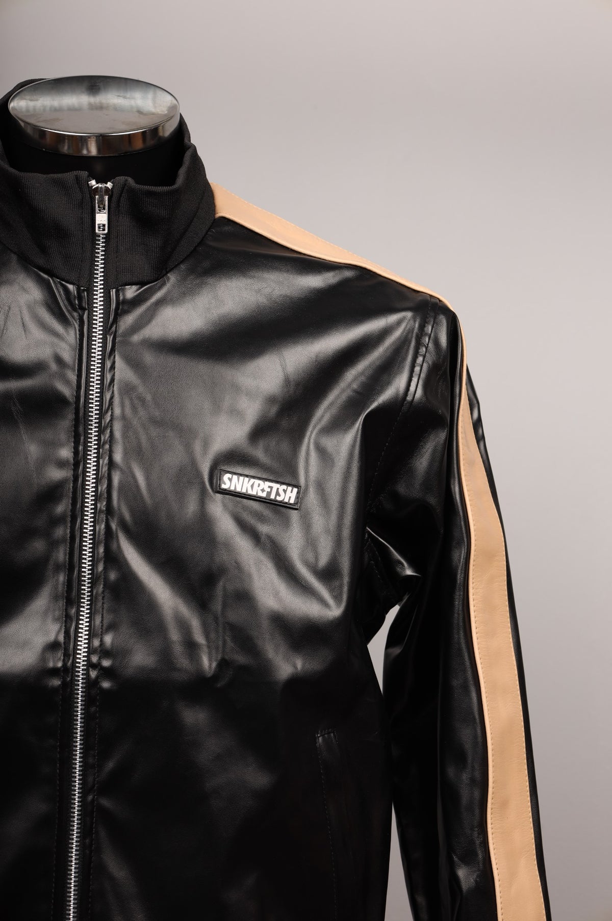 #049 FAUX Leather Jacket