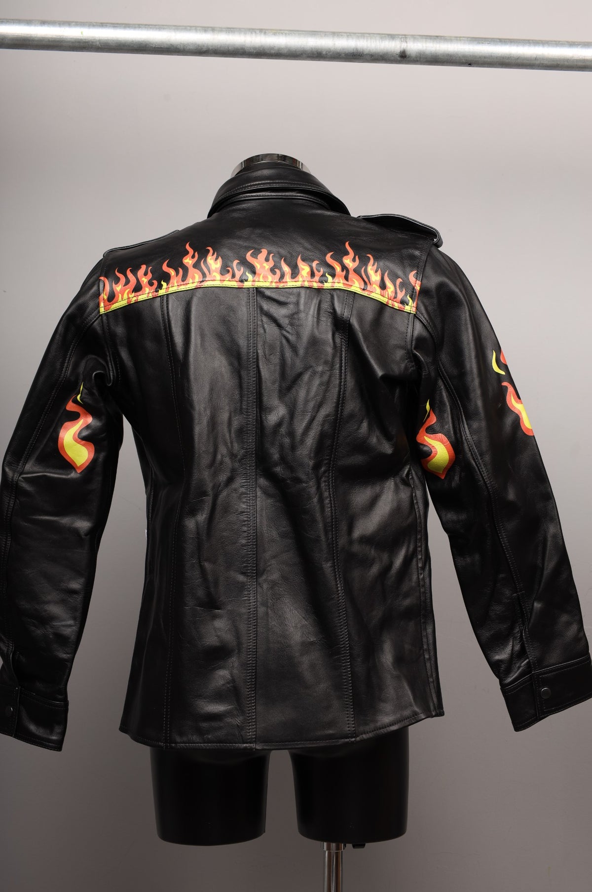 #052 Cowhide Leather Shirt