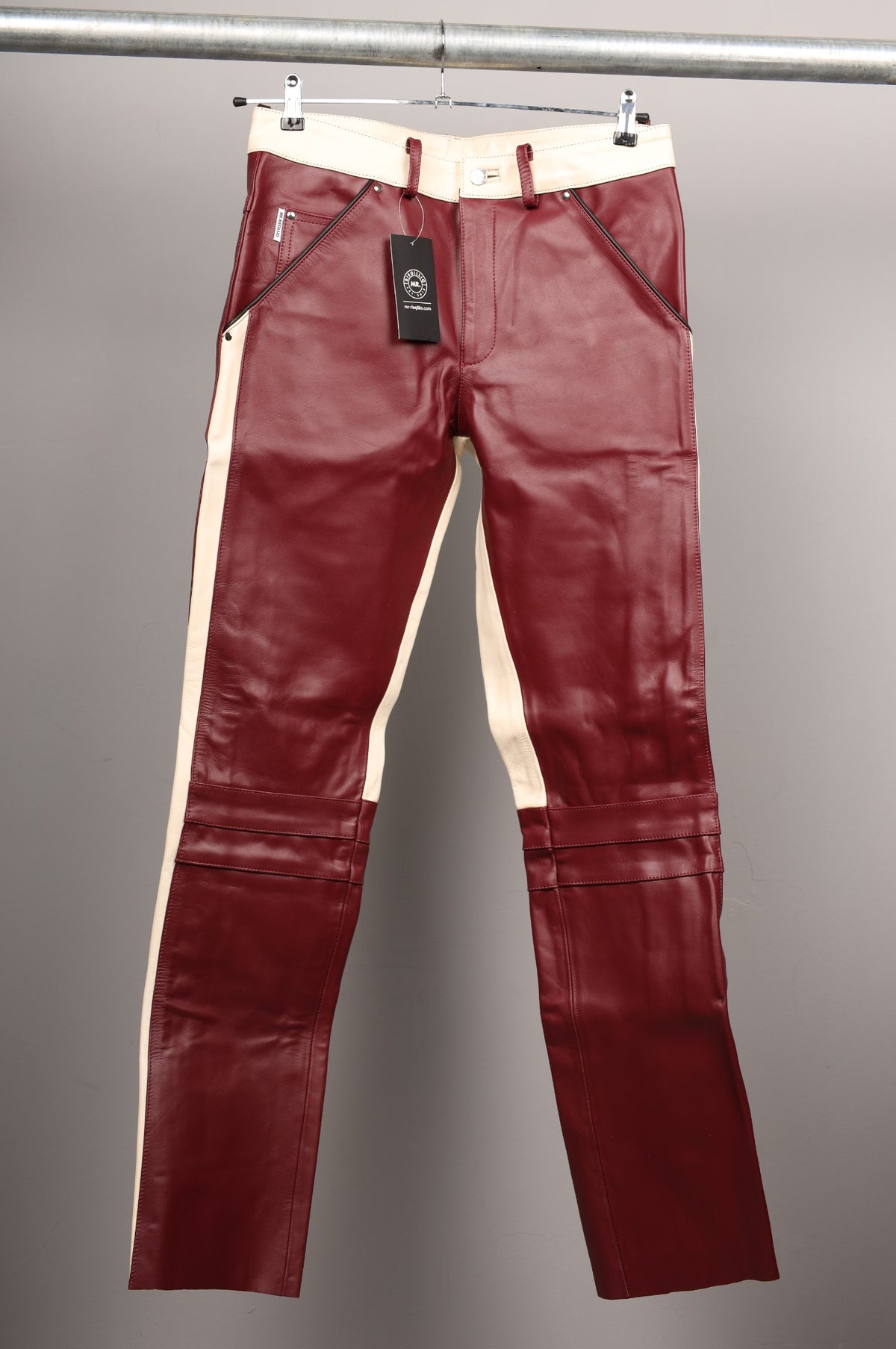 #058 Cowhide Leather Pants