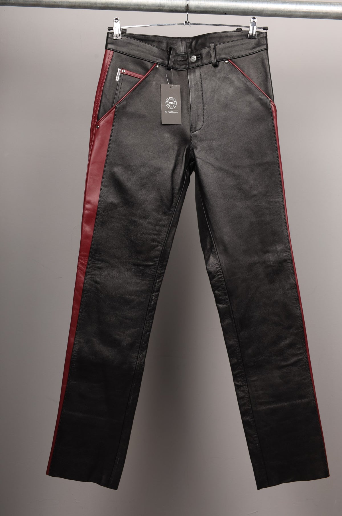#071 Cowhide Leather Pants