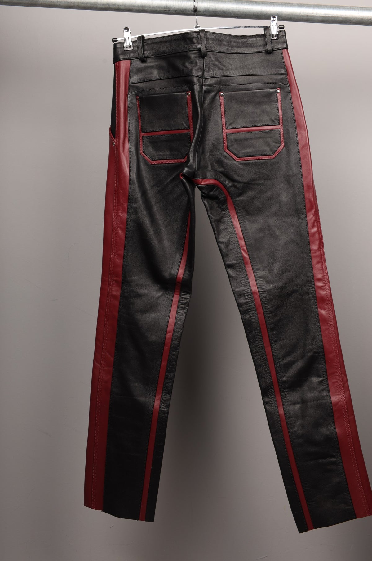 #071 Cowhide Leather Pants