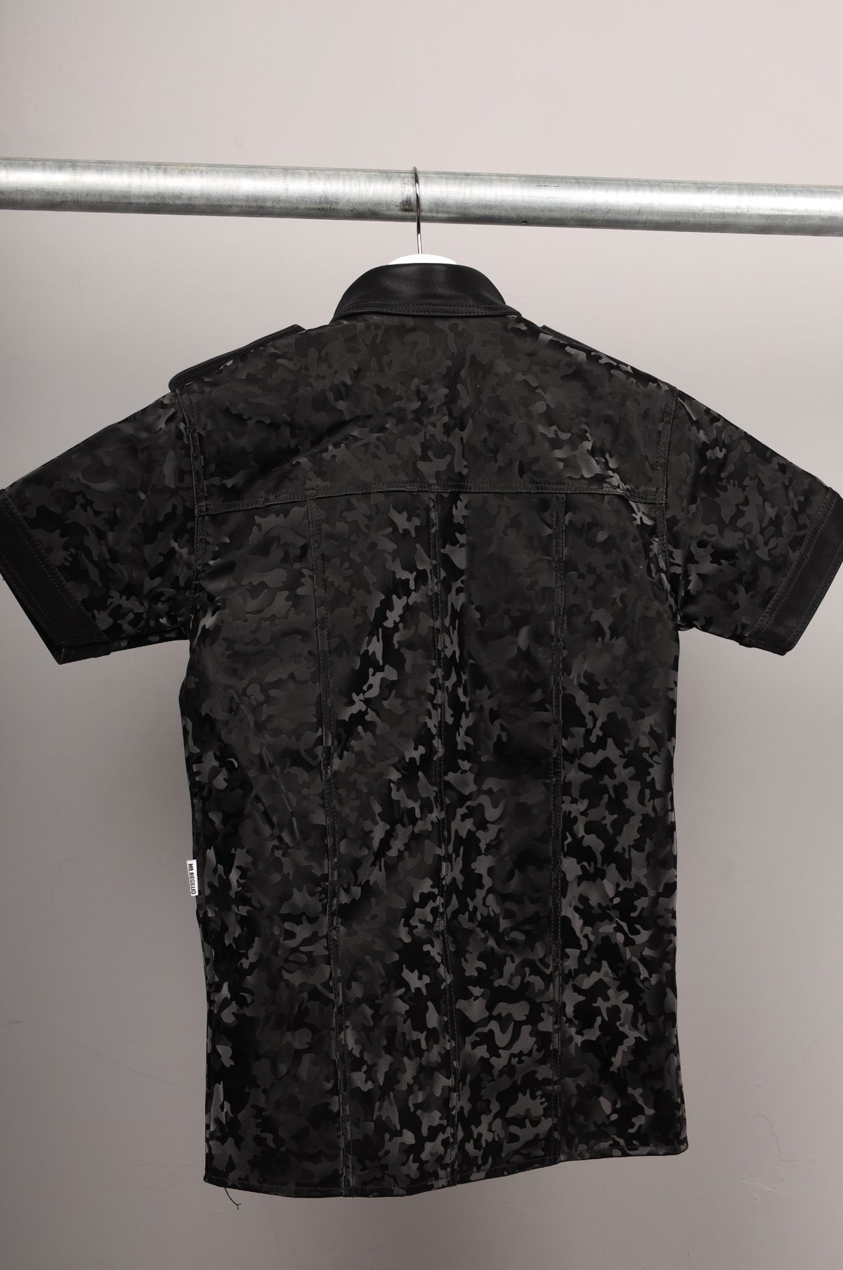 #079 FAUX Leather Shirt