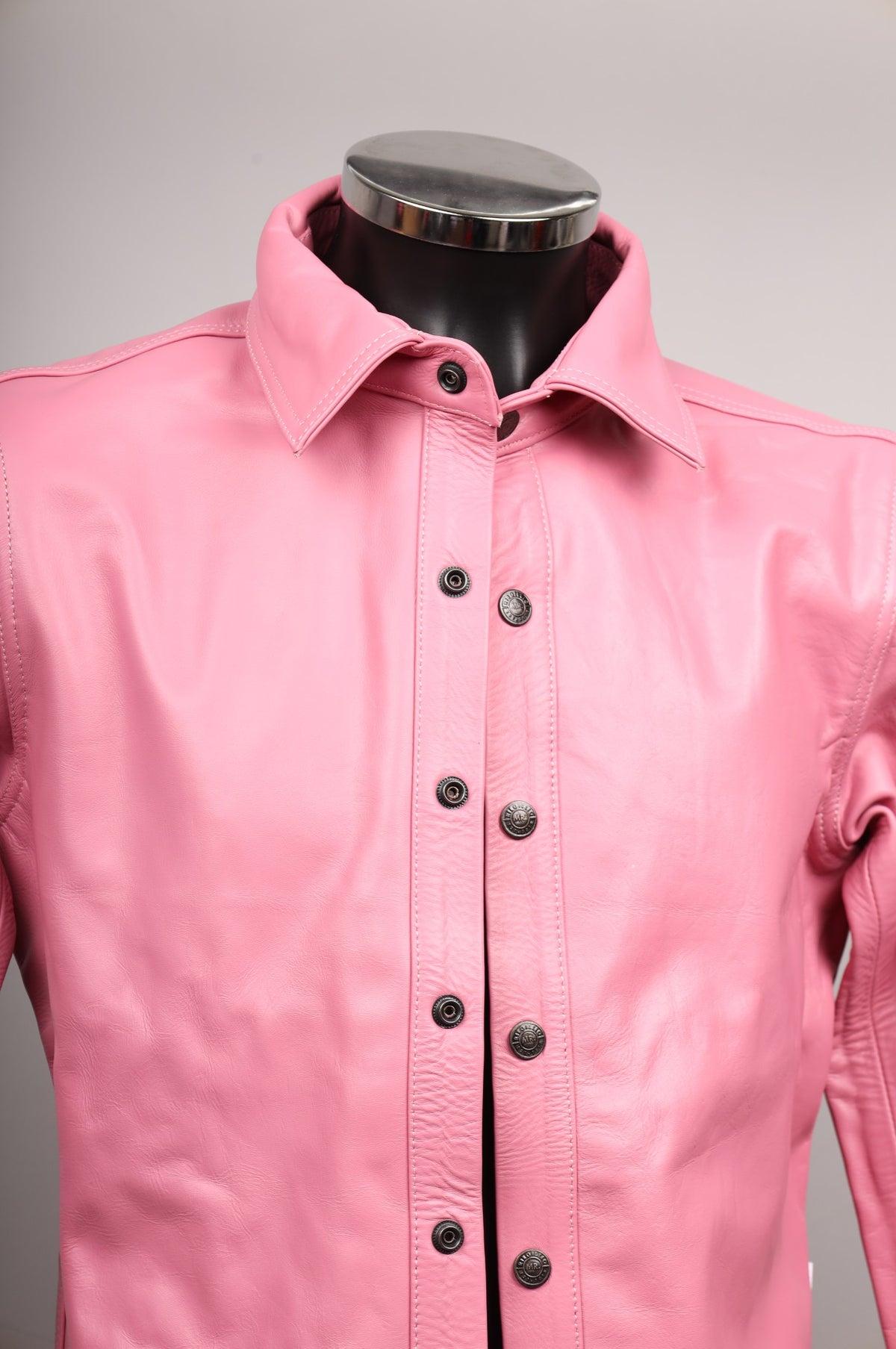#093 Cowhide Leather Shirt
