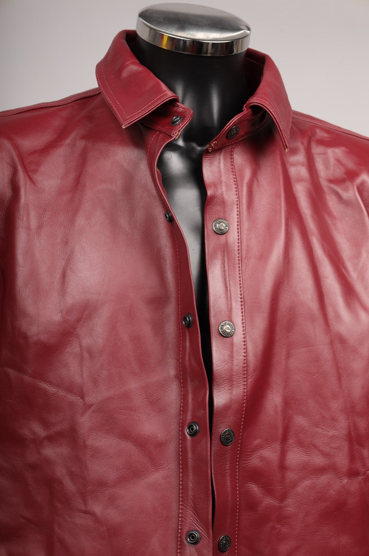 #094 Cowhide Leather Shirt
