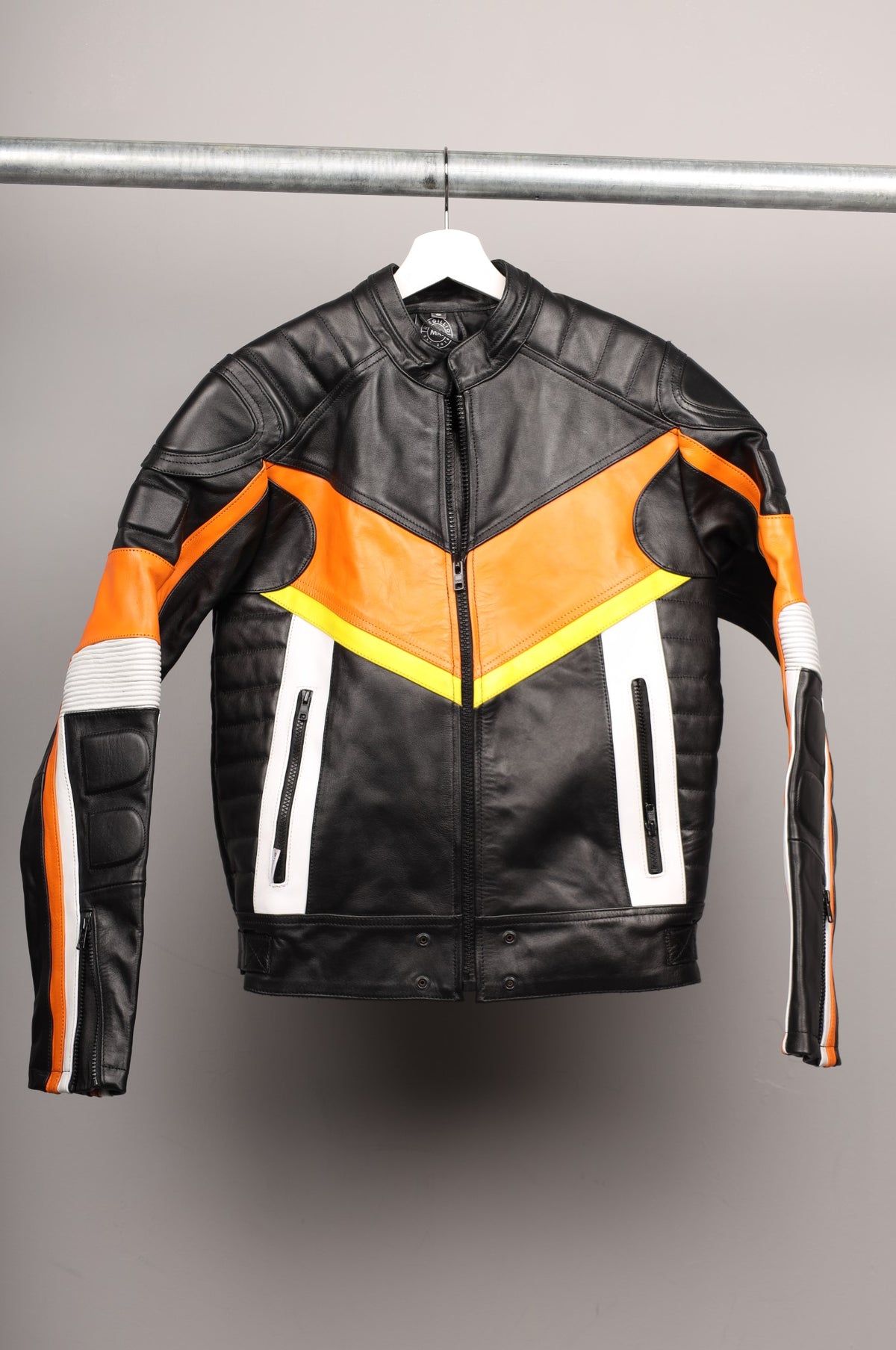 #104 Cowhide Leather Jacket