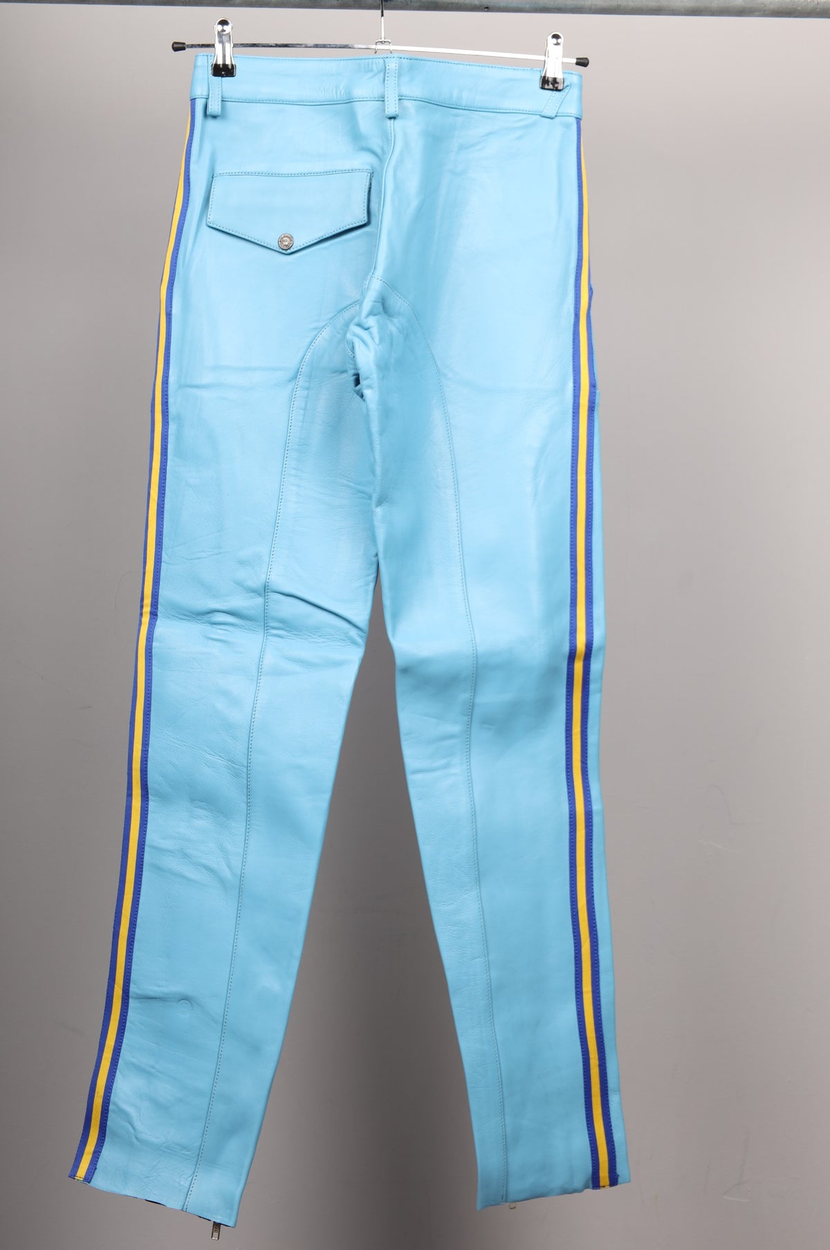 #111 Cowhide Leather Pants