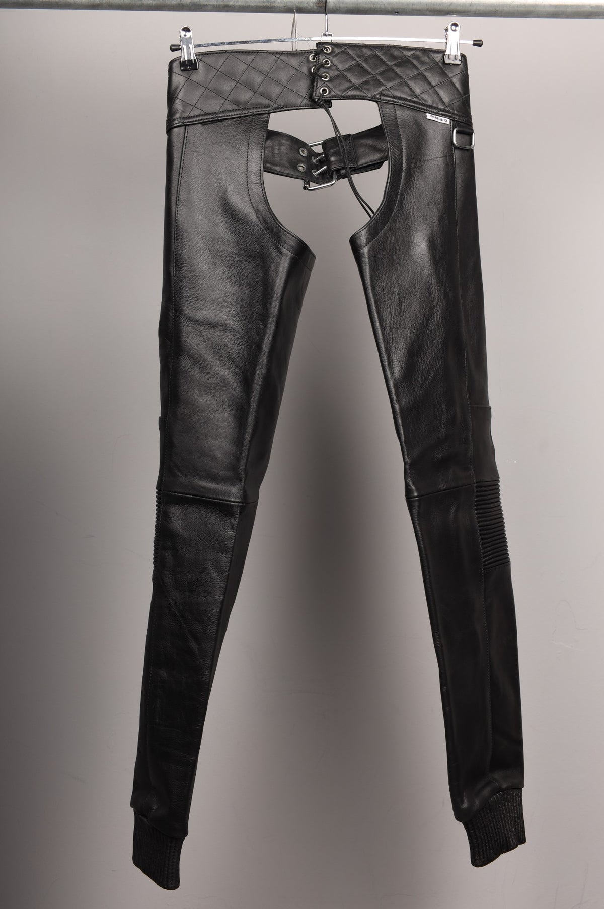 #146 Cowhide Leather Pants