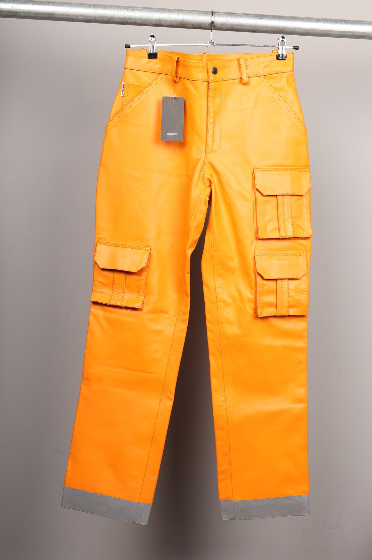 #155 Cowhide Leather Pants