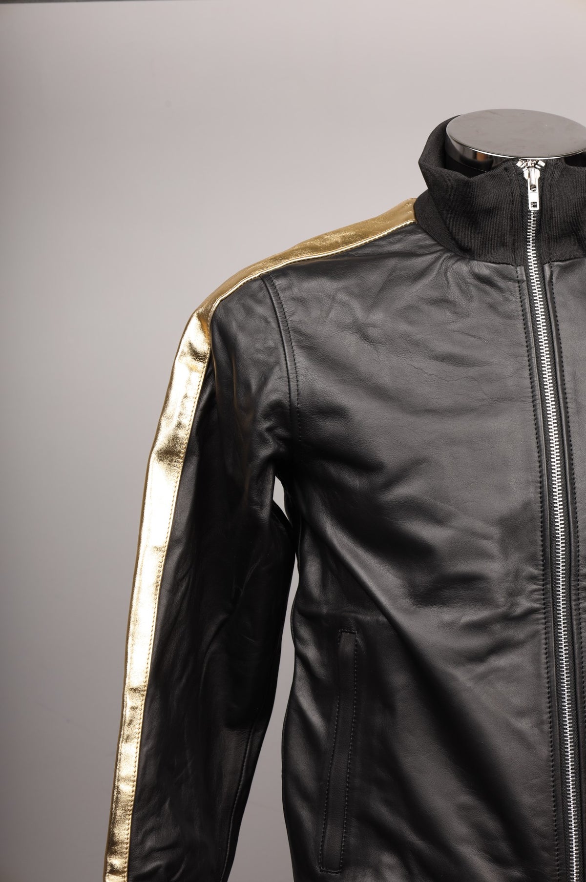 #162 Cowhide Leather Jacket
